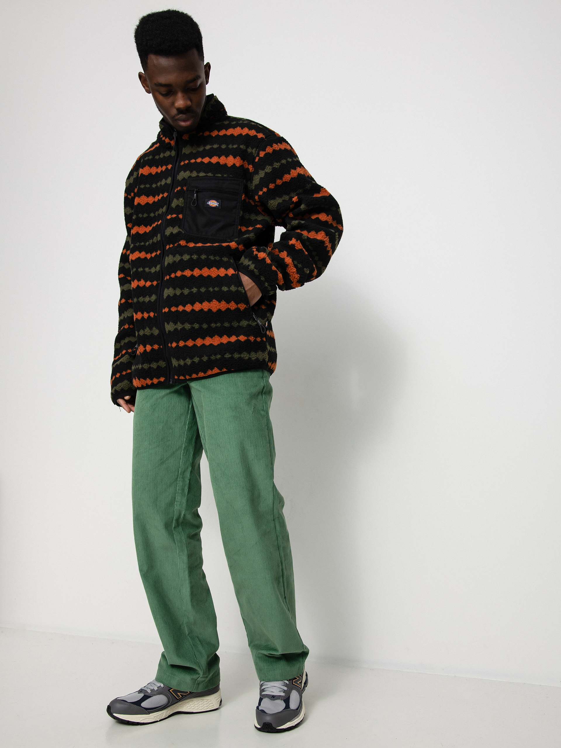 Férfi Dickies Falkville Fleece Pulóver (black)