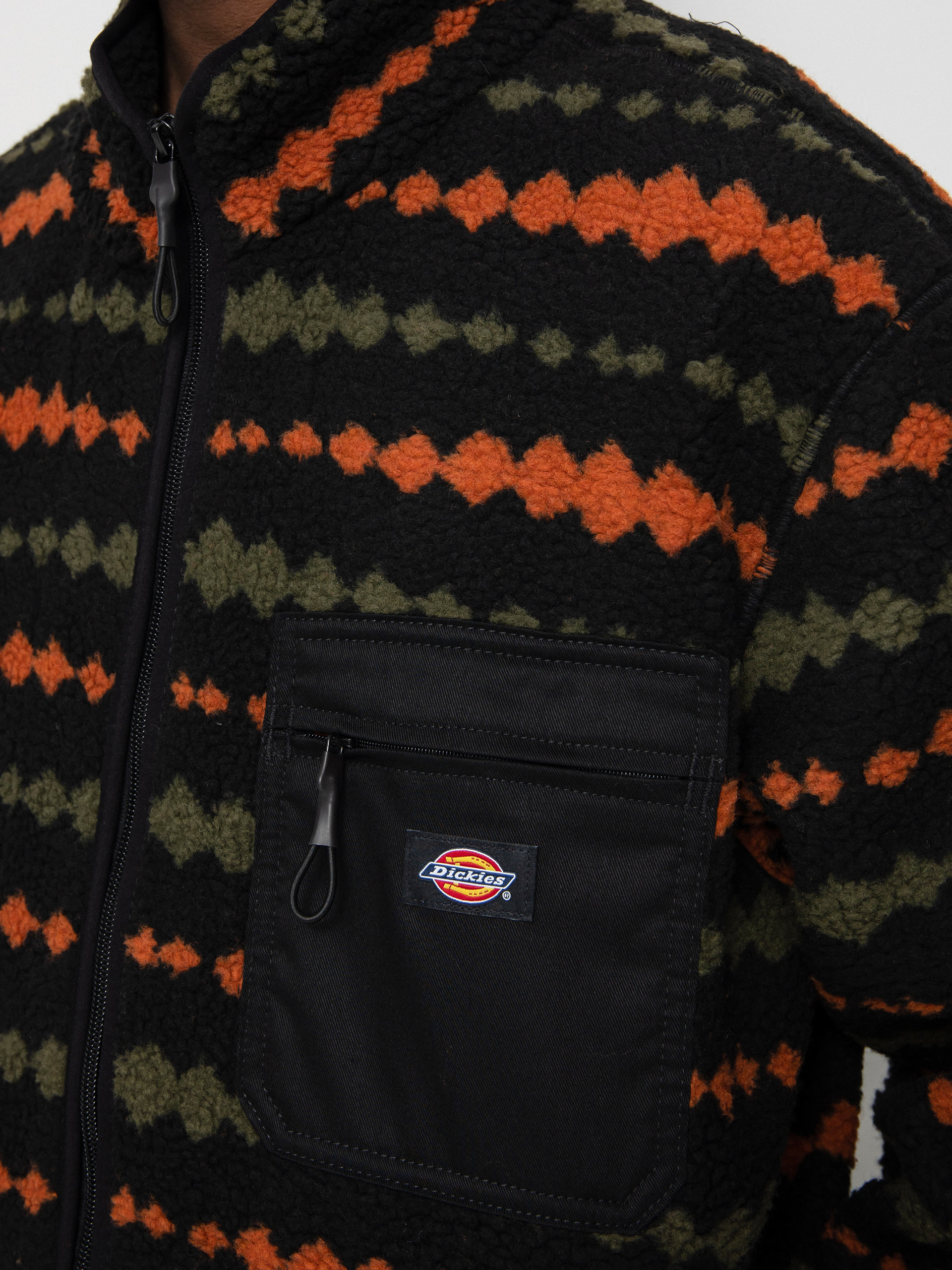 Férfi Dickies Falkville Fleece Pulóver (black)