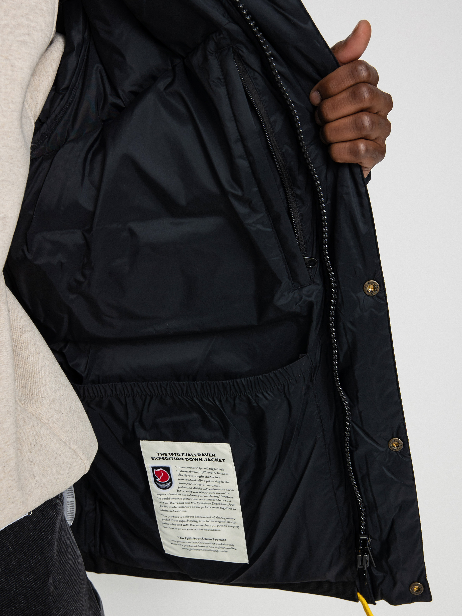 Fjallraven Expedition Down Lite Dzseki (black)