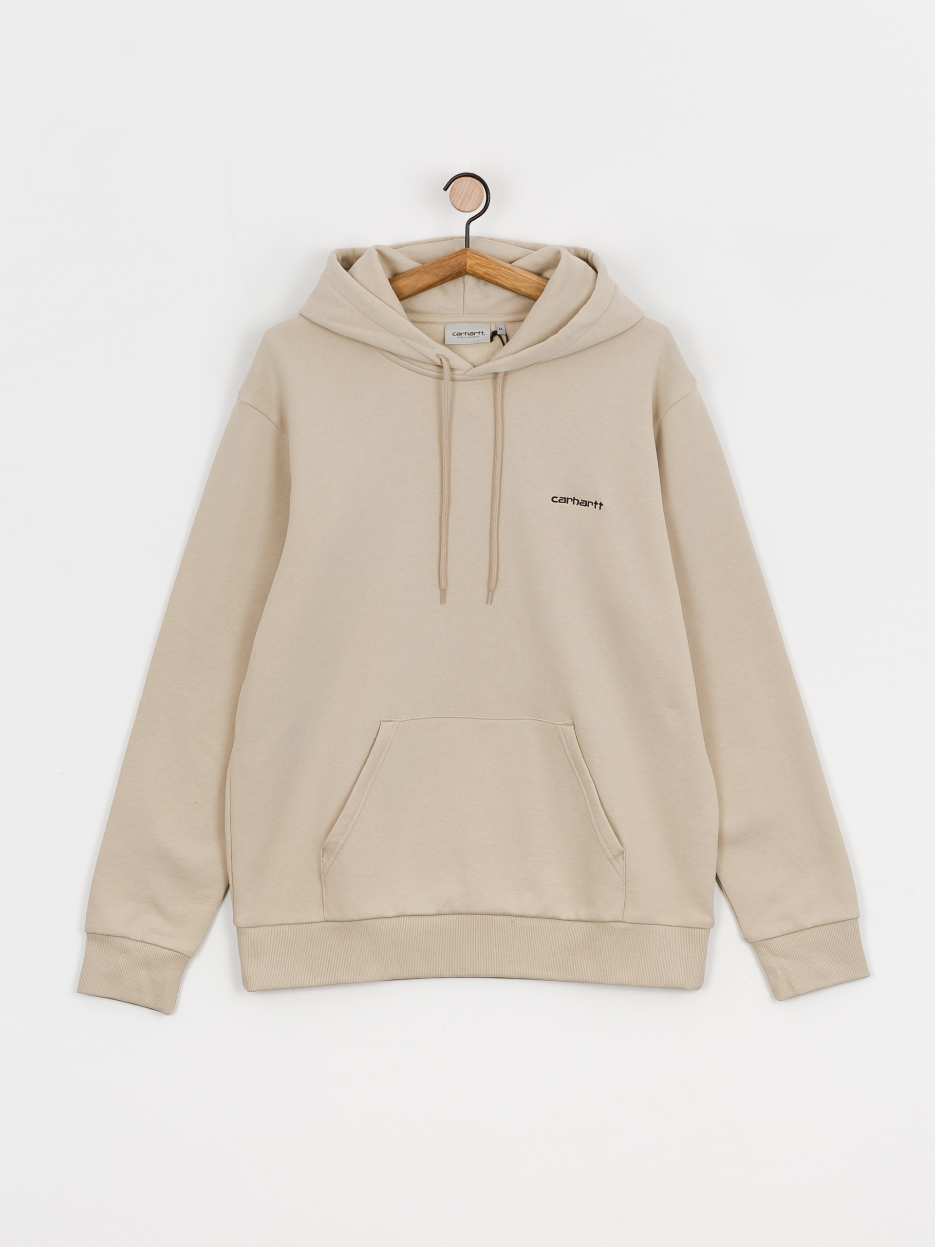 Carhartt WIP Script Embroidery HD Kapucnis pulóver (wall/black)