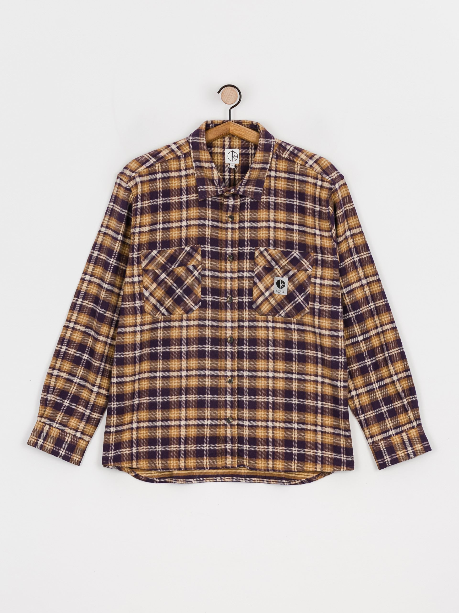 Polar Skate Flannel Ing (plum)