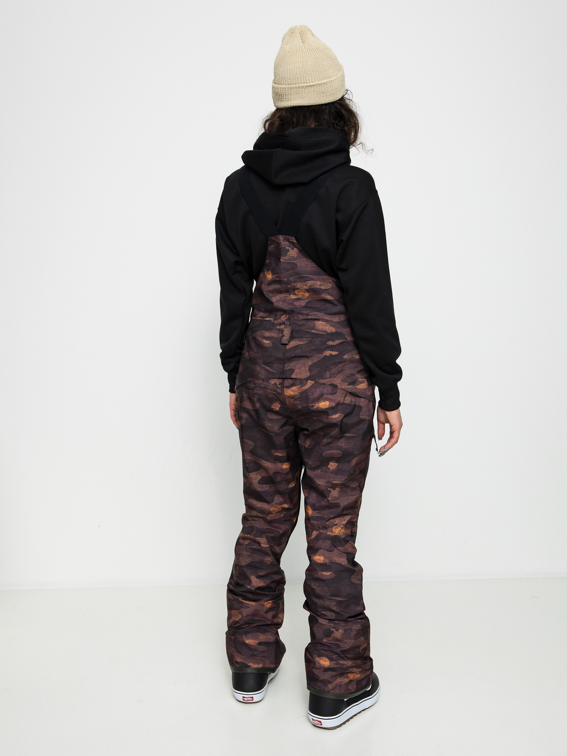 Női Volcom Elm Stretch Gore Bib Overall Snowboard nadrág (dusk camo)