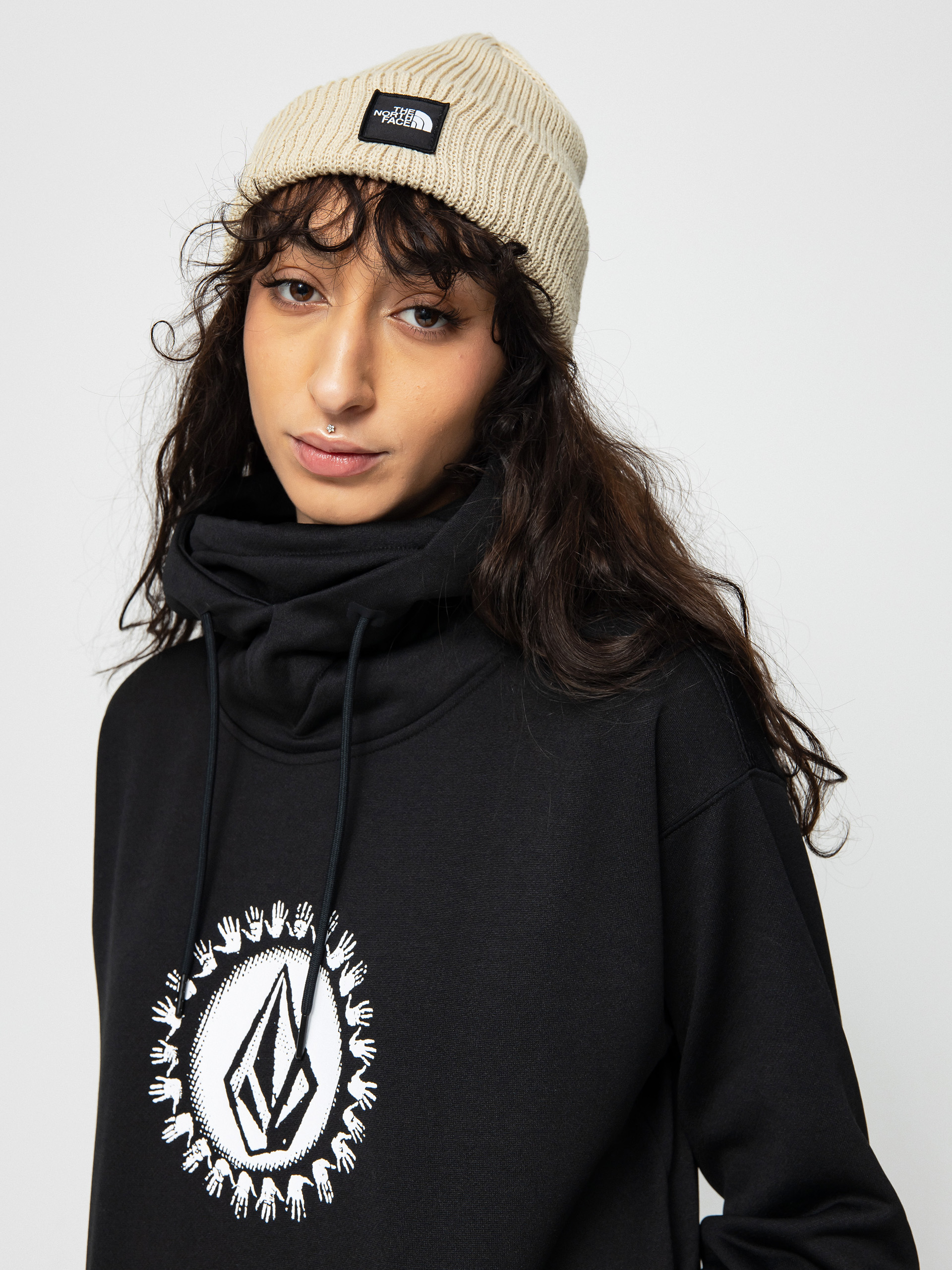 Női Volcom z kapturem Spring Shred HD Thermo pulóver (black)