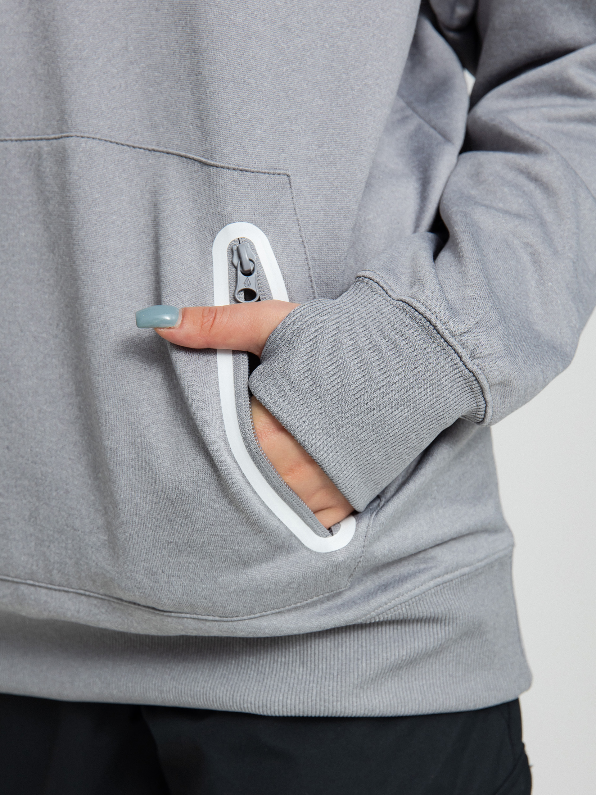 Női Volcom Spring Shred HD Thermo pulóver (heather grey)