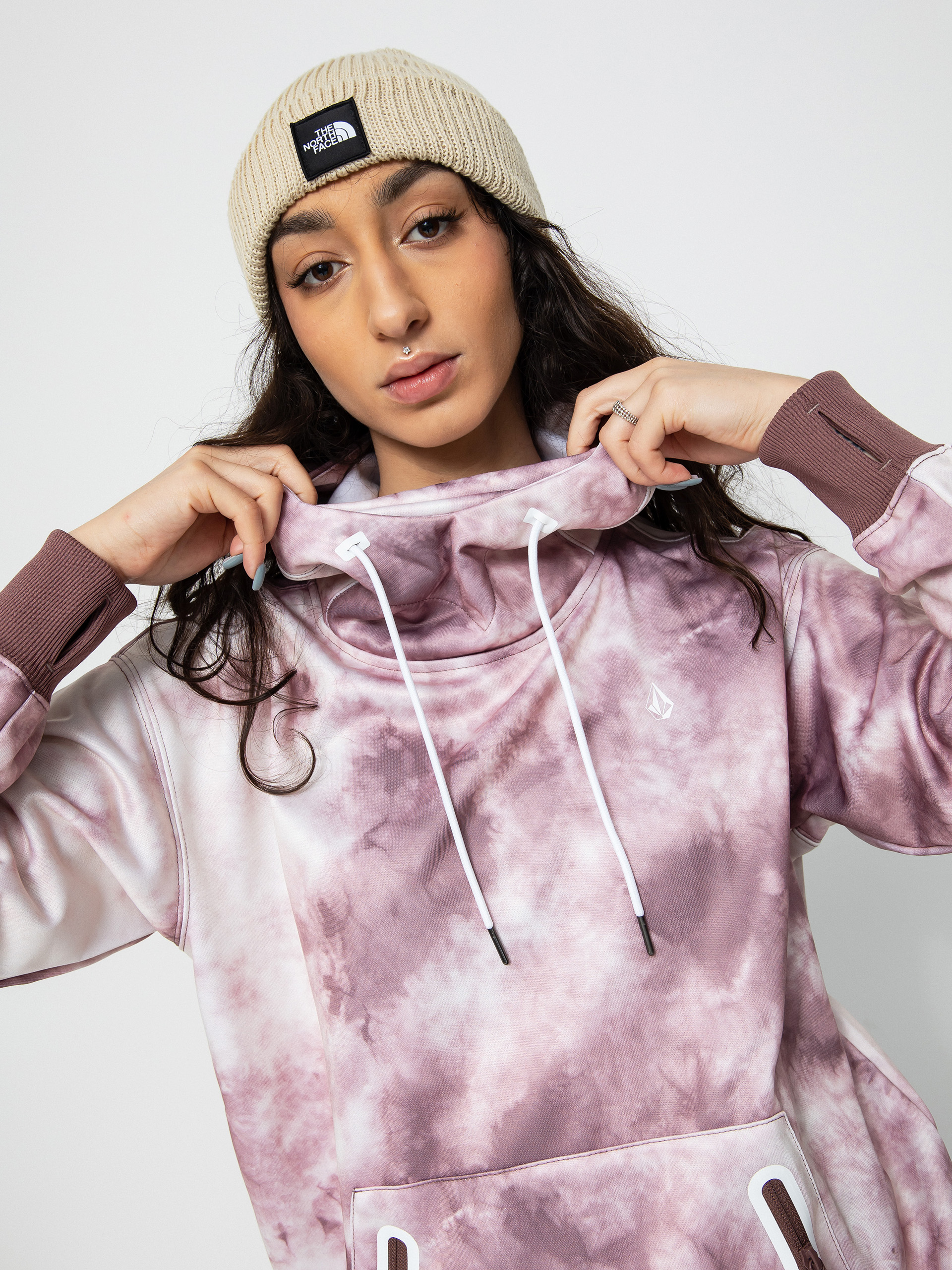 Női Volcom Spring Shred HD Thermo pulóver (mojave tie dye)