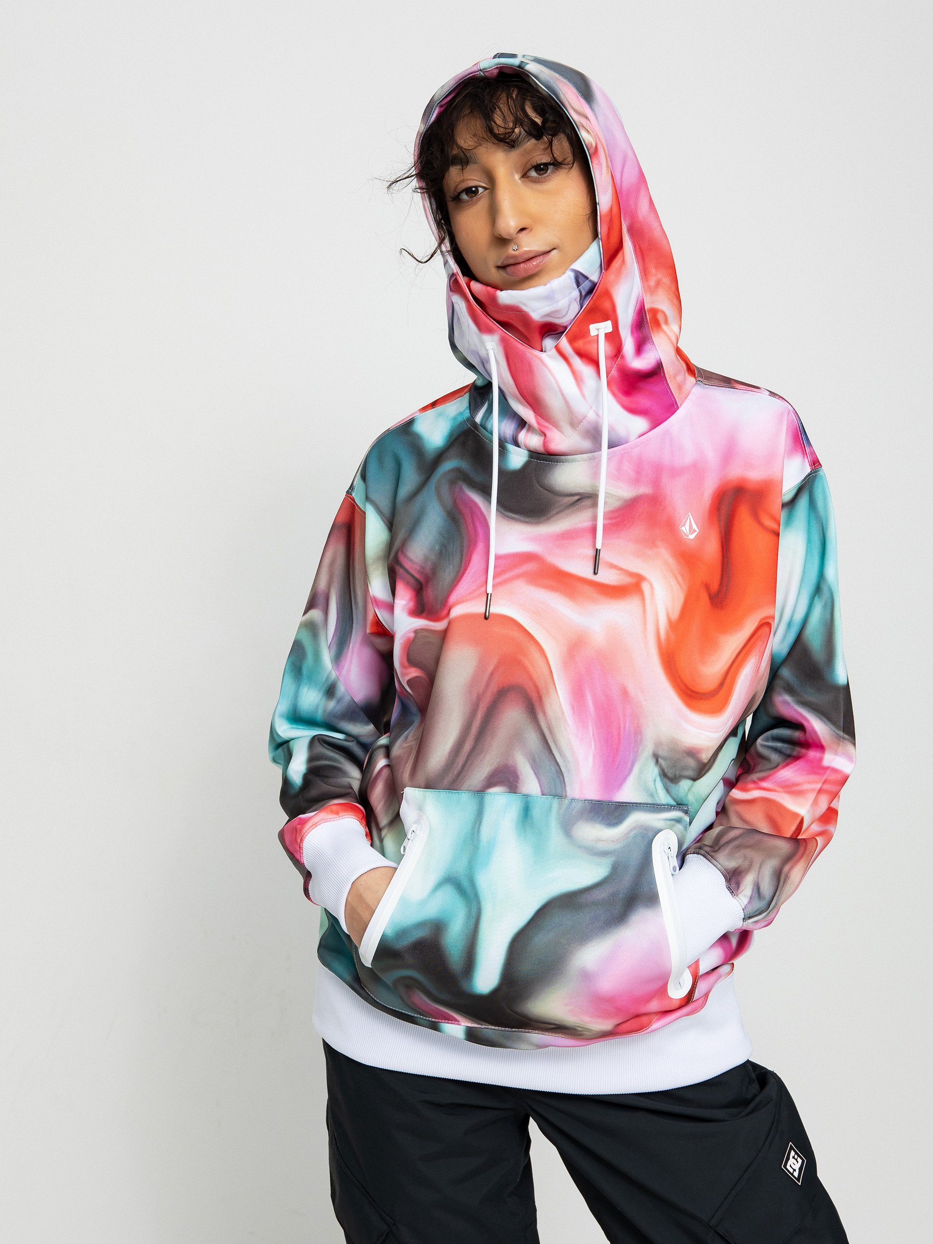 Női Volcom Spring Shred HD Thermo pulóver (nebula print)