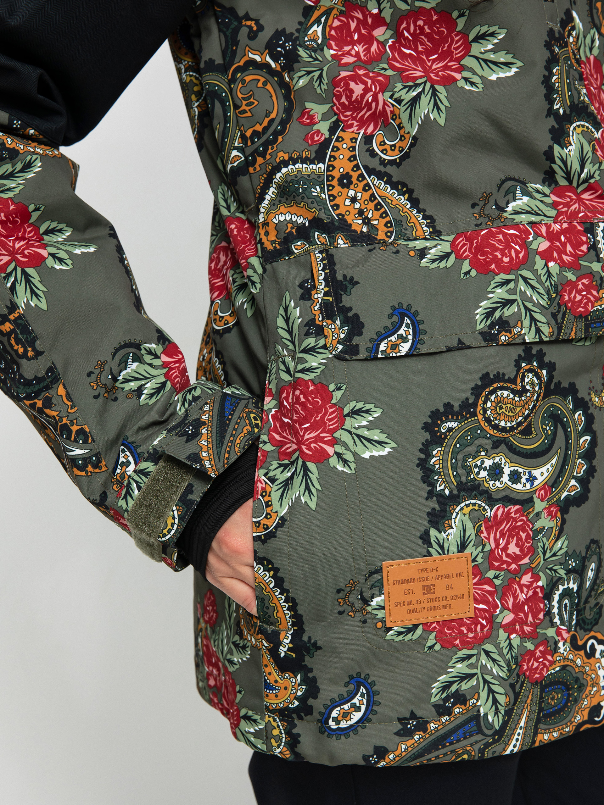 Női DC Liberate Snowboard dzseki (paisley ivy green)