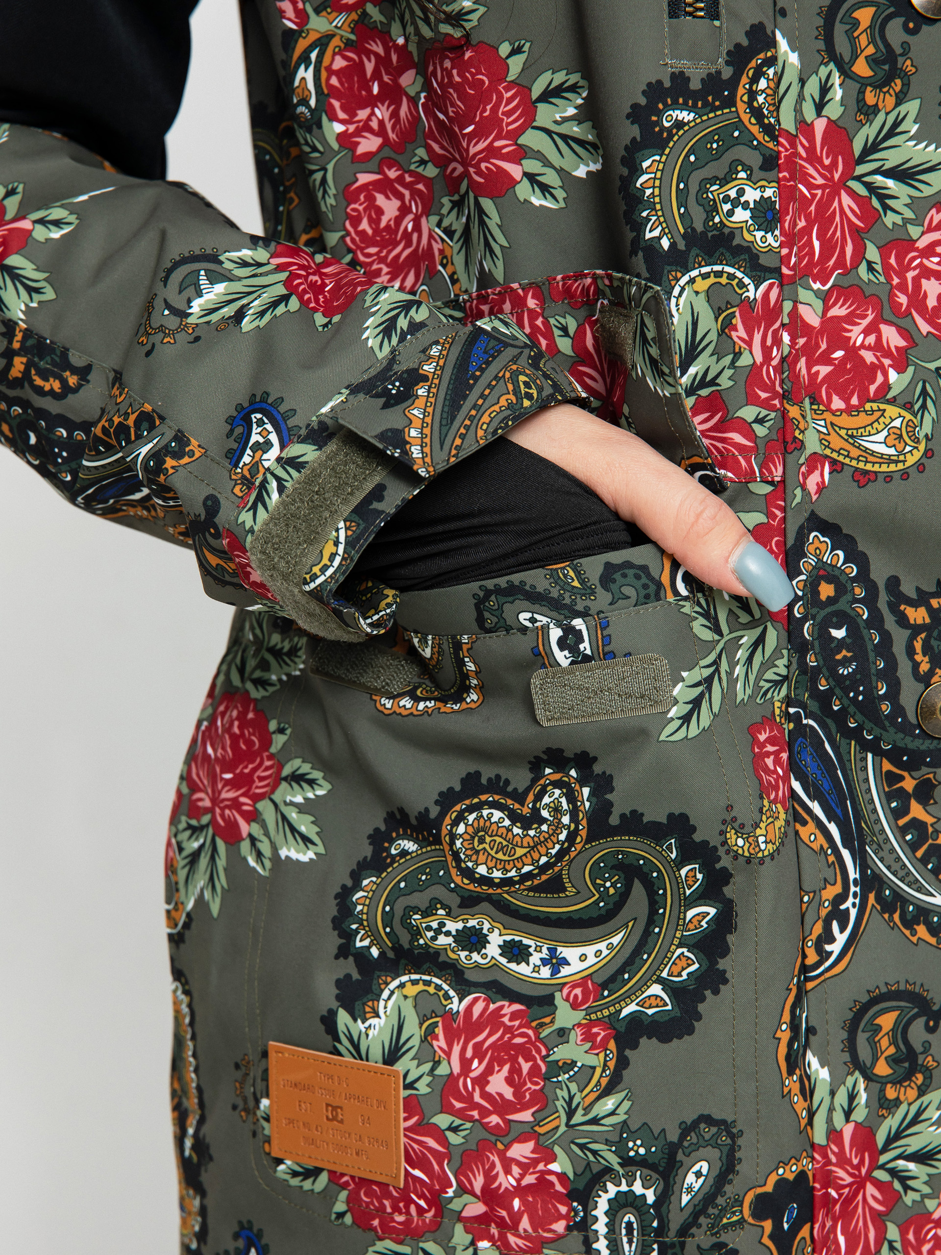 Női DC Liberate Snowboard dzseki (paisley ivy green)