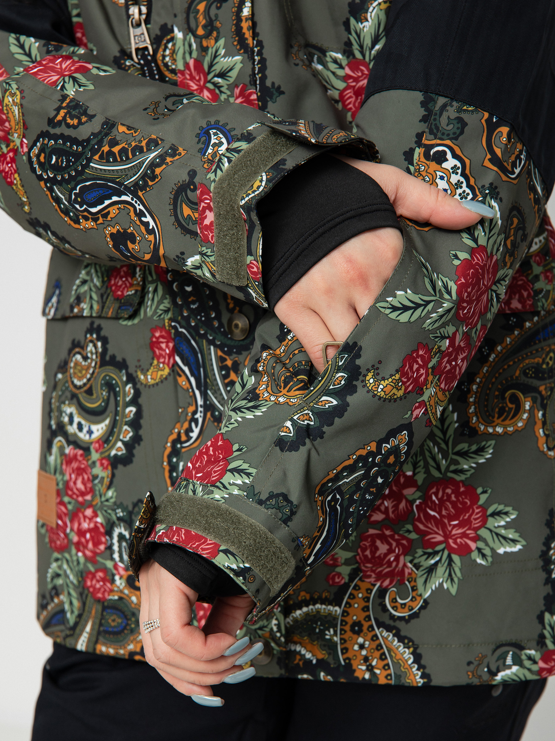 Női DC Liberate Snowboard dzseki (paisley ivy green)