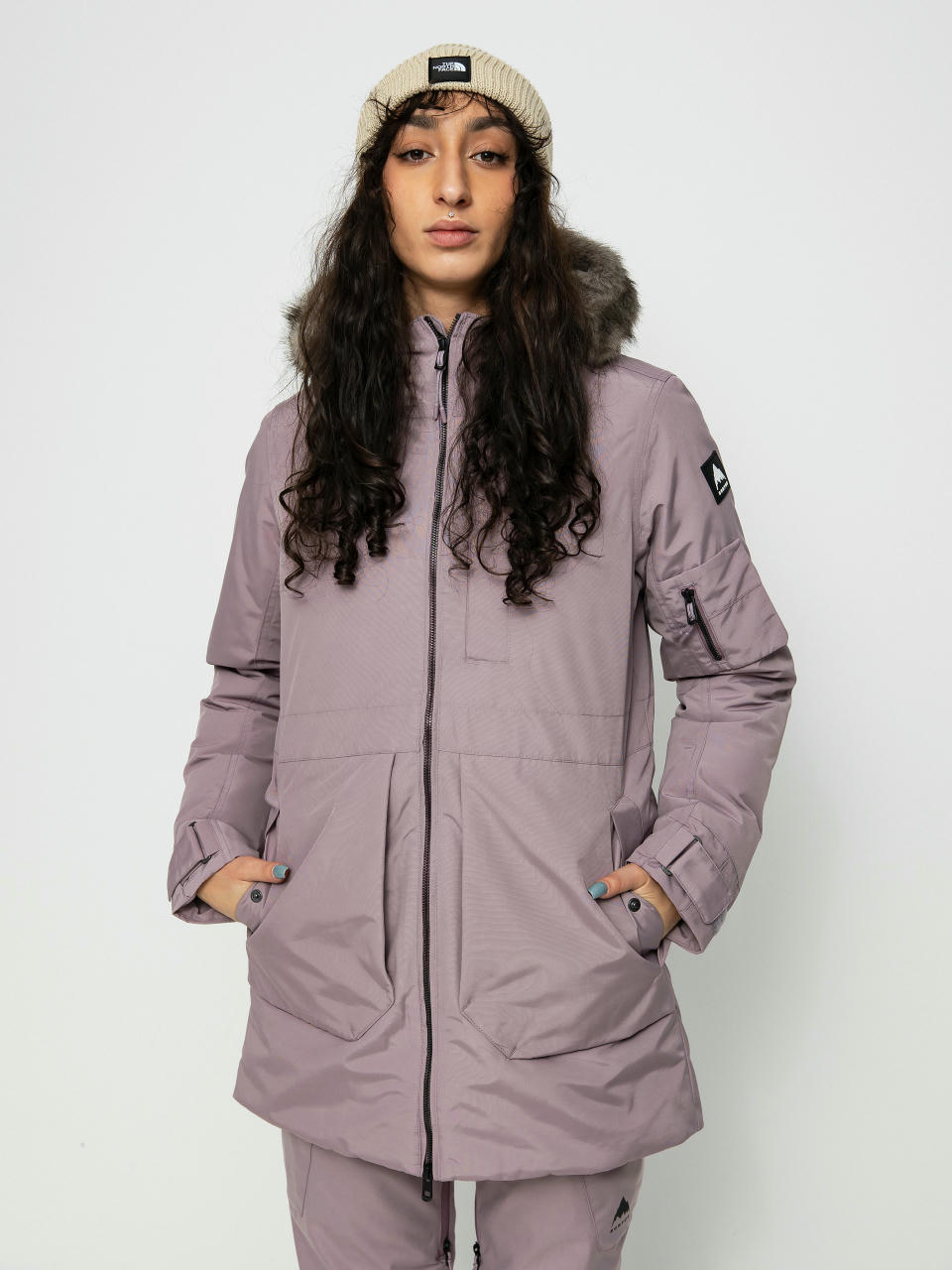 Burton Saxton Parka Snowboard dzseki Wmn (elderberry)