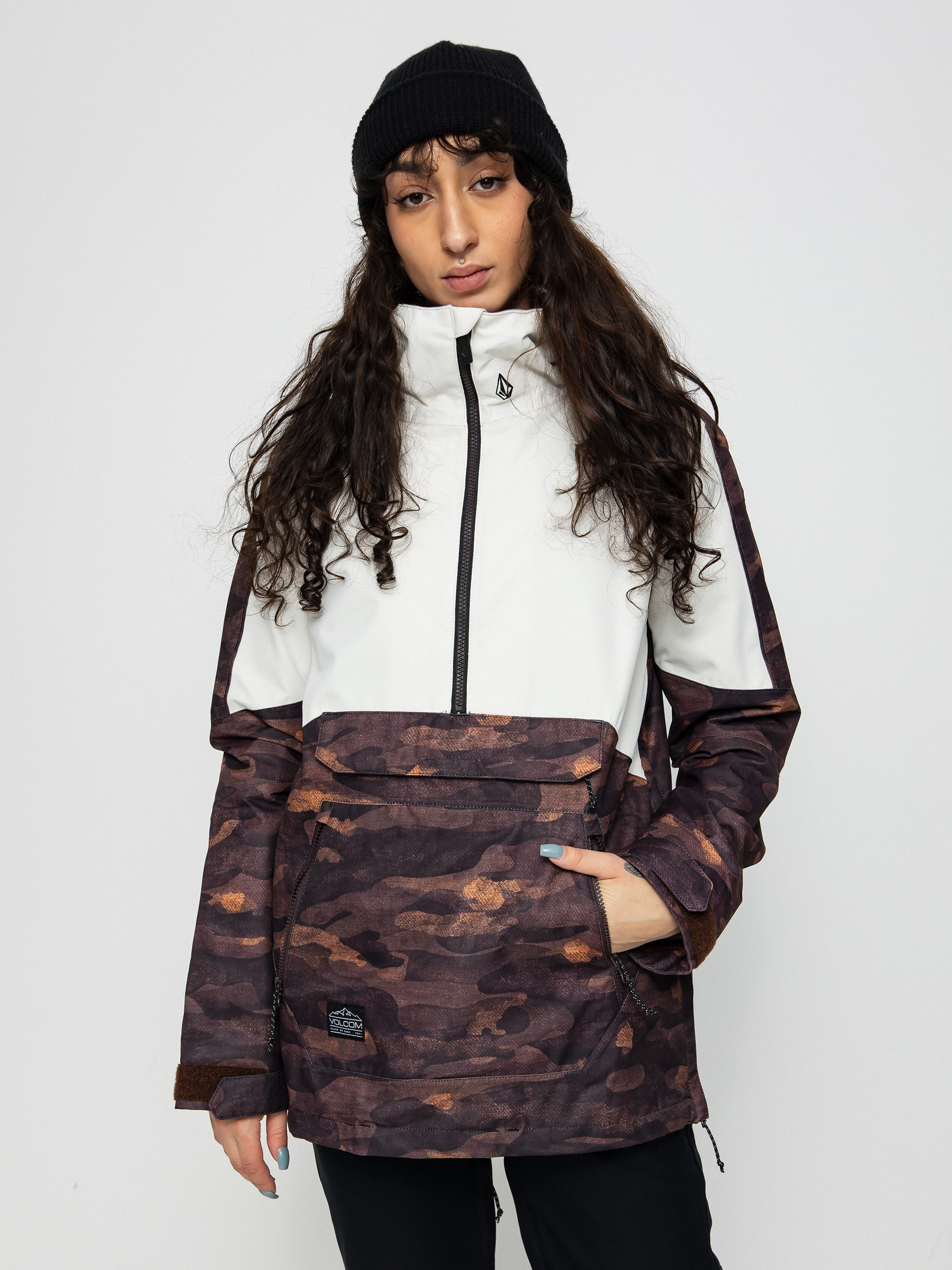 Volcom Mirror Pullover Snowboard dzseki Wmn (dusk camo)