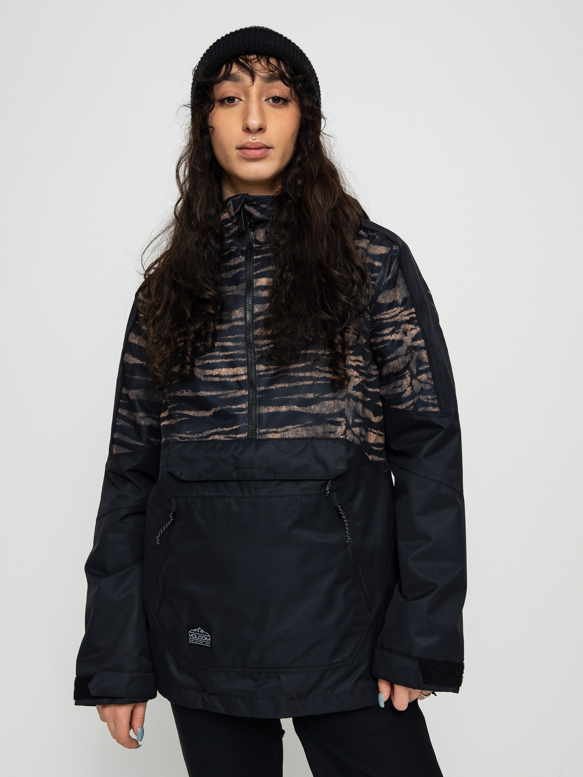 Női Volcom Mirror Pullover Snowboard dzseki (tiger print)