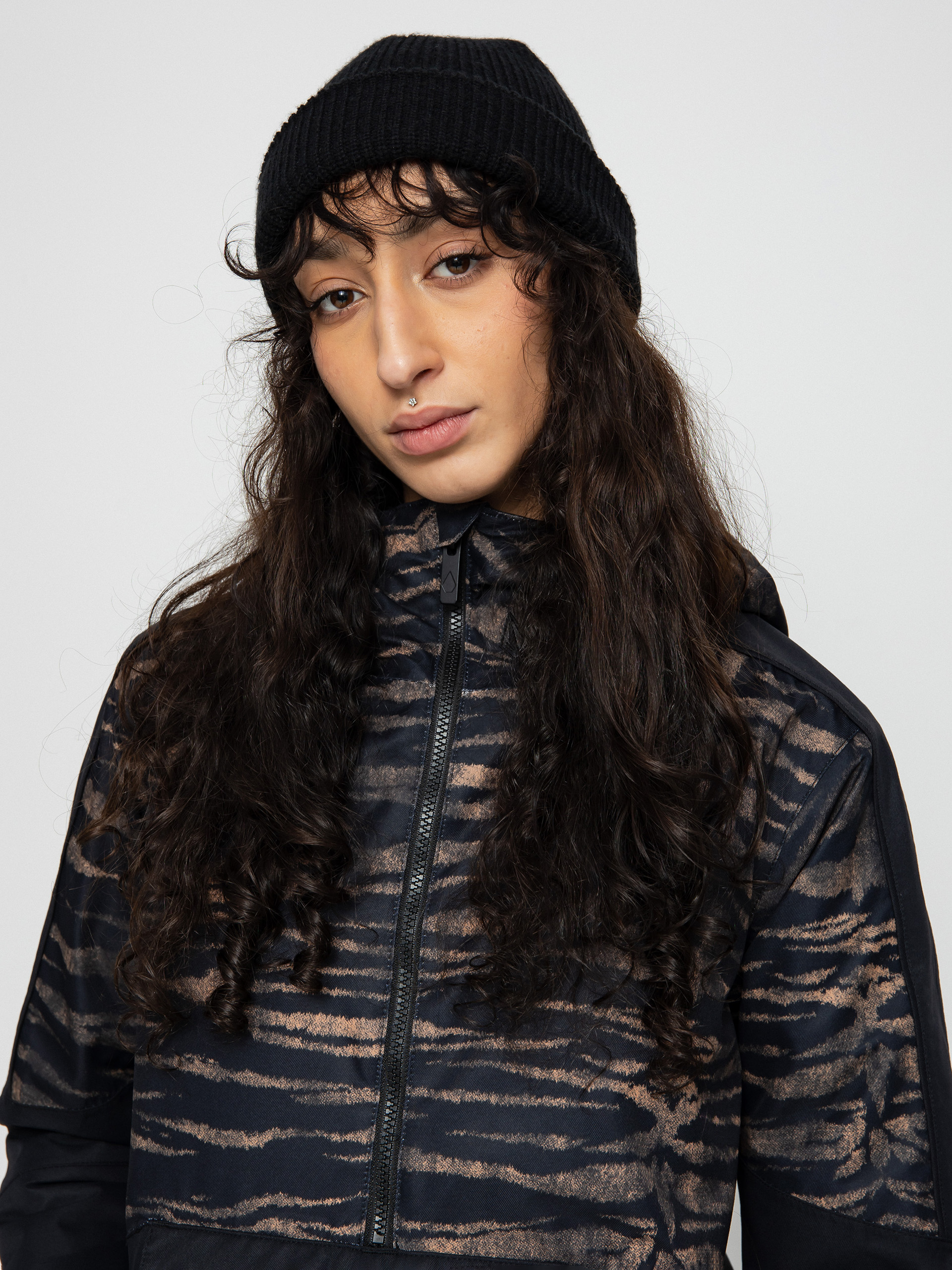 Női Volcom Mirror Pullover Snowboard dzseki (tiger print)