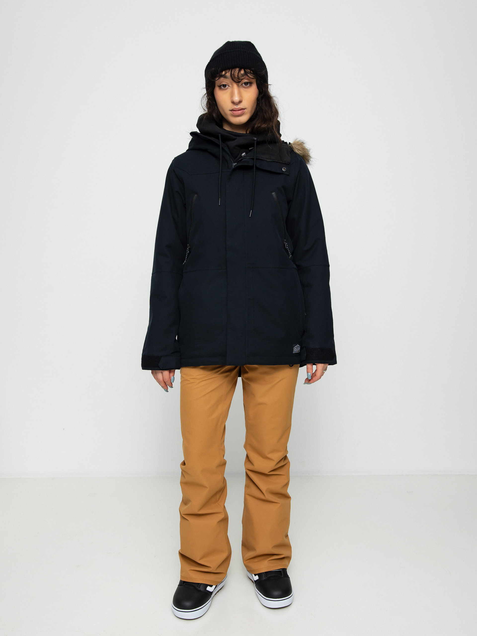 Női Volcom Shadow Ins Snowboard dzseki (black)