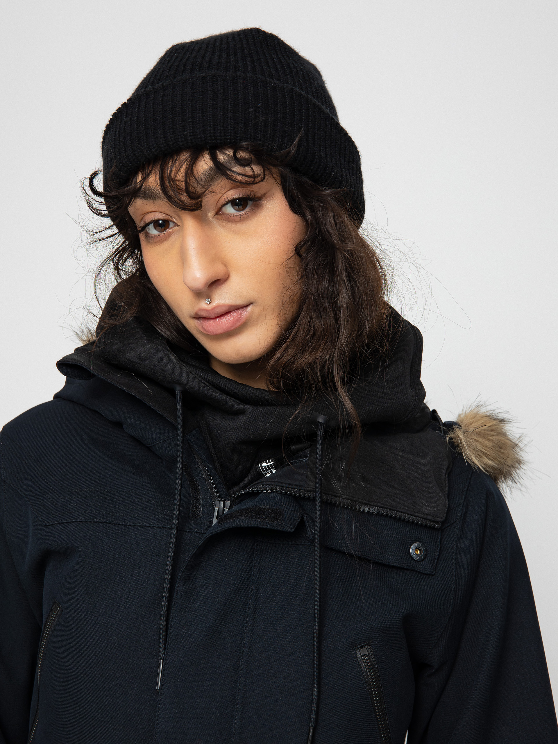 Női Volcom Shadow Ins Snowboard dzseki (black)