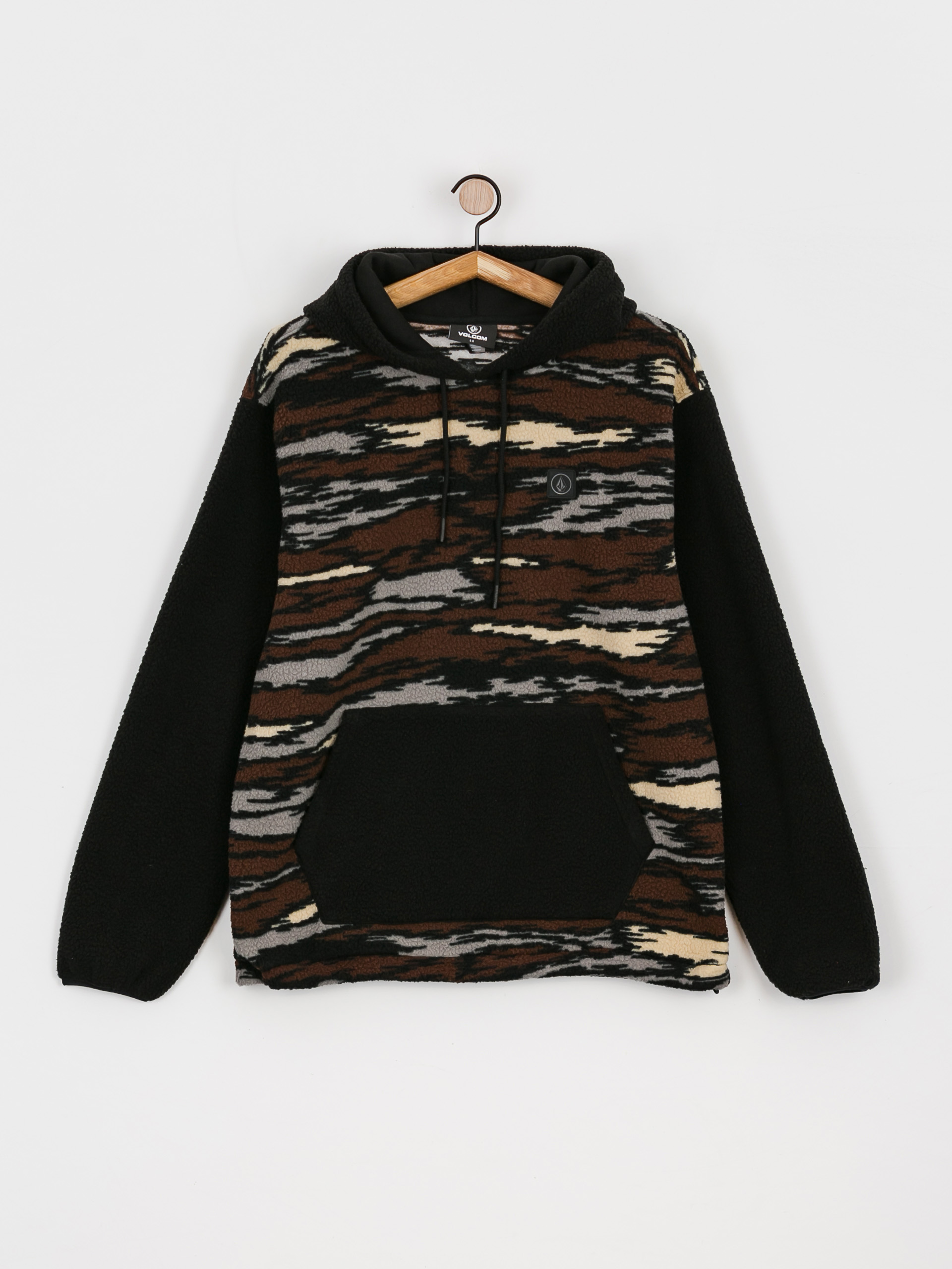 Volcom Iso91 HD Kapucnis pulóver (bark brown)