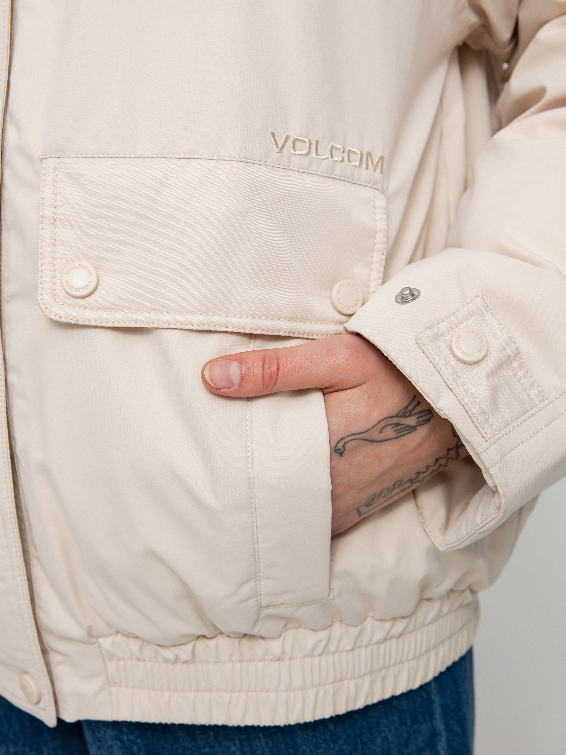 Volcom Blowson 5K Dzseki Wmn (sand)