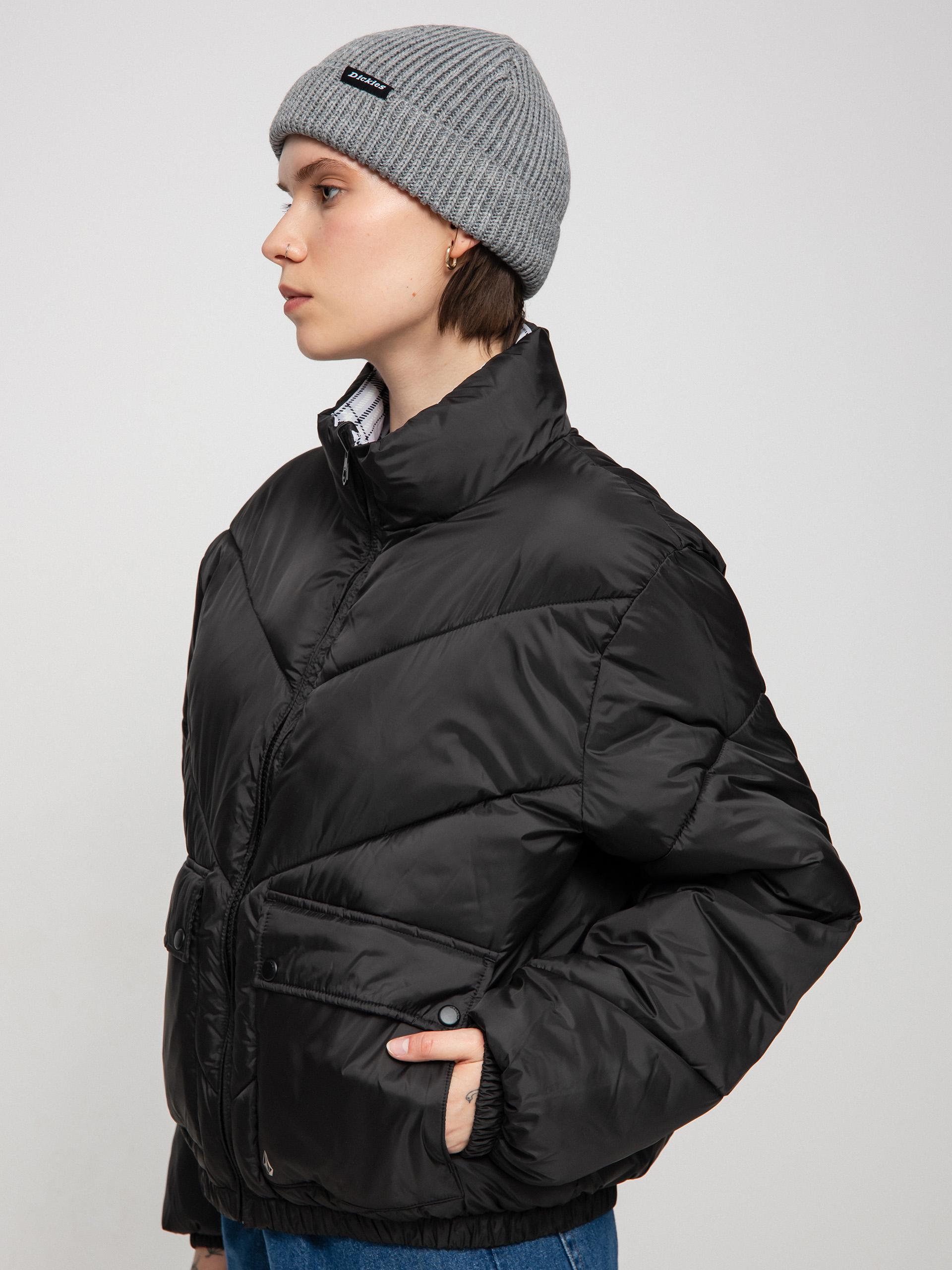 Volcom Down'N Puff Reversible Dzseki Wmn (black)