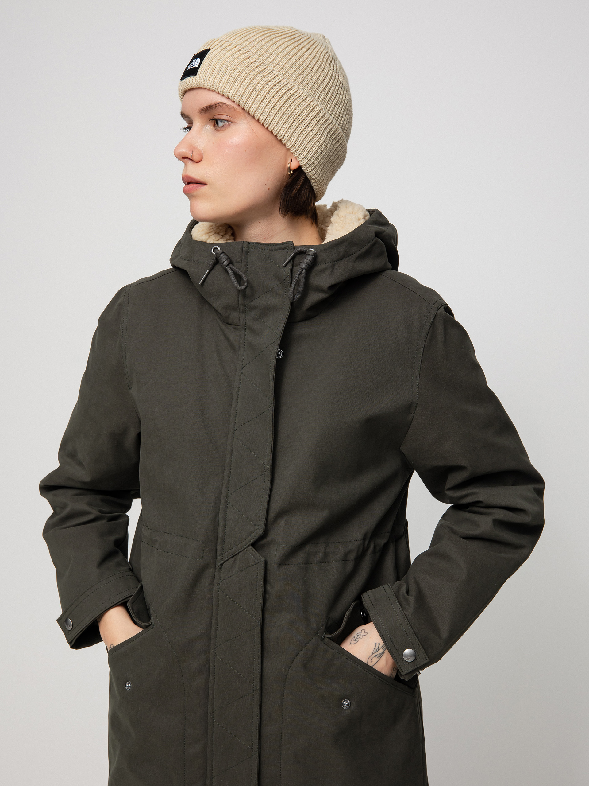 Volcom Less Is More 5K Parka Dzseki Wmn (rinsed black)