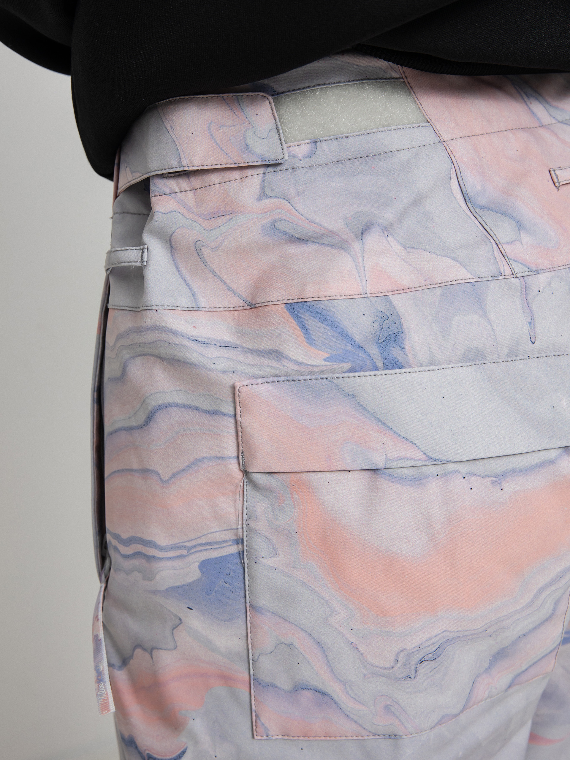 Női Roxy Chloe Kim Snowboard nadrág (gray violet marble)