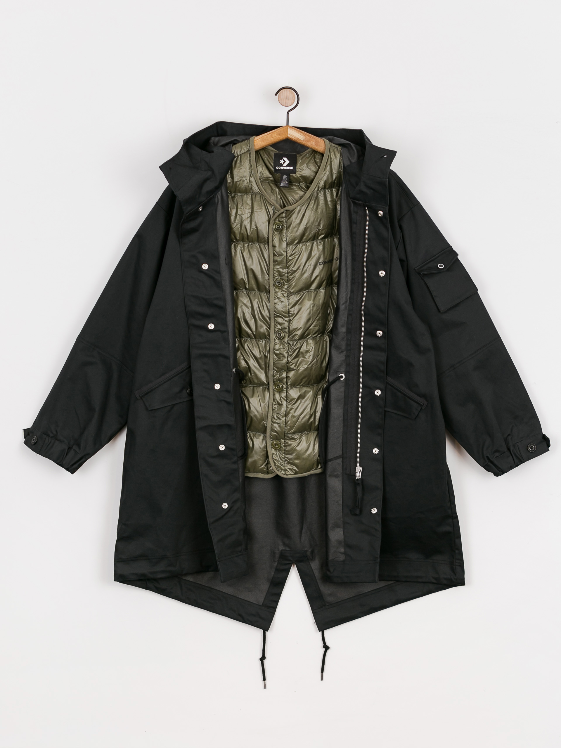 Converse Military Pack M51 Parka Down Dzseki (black)