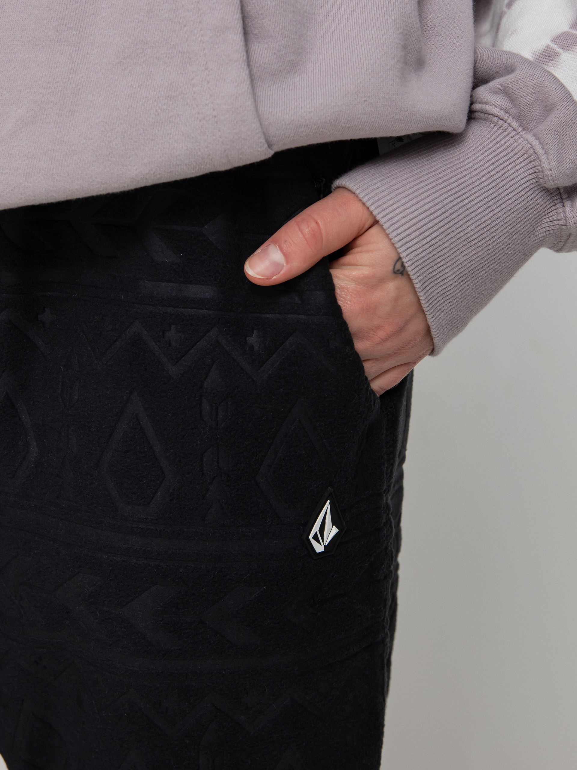 Volcom Polar Fleece Kisnadrág Wmn (black)