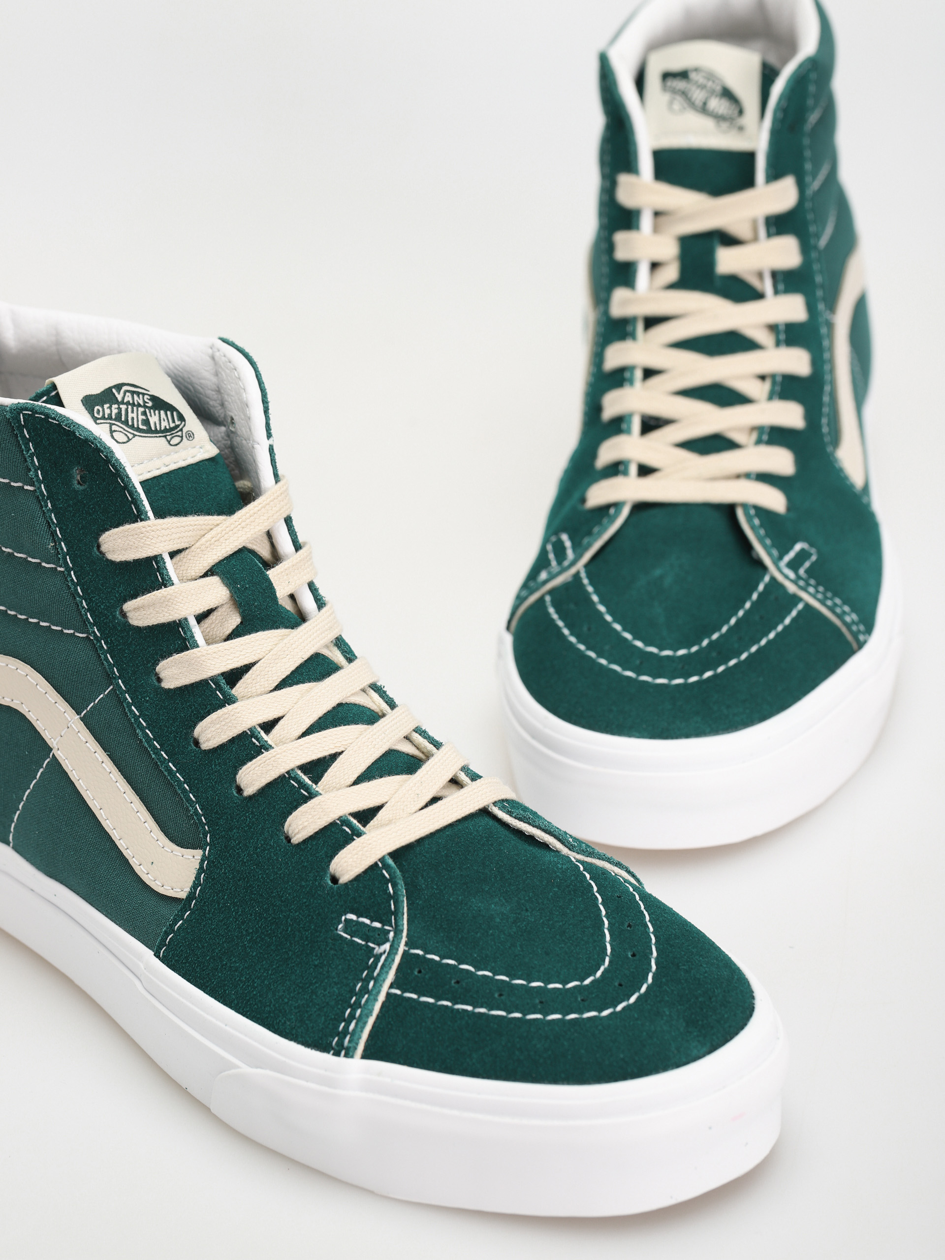 Vans Sk8 Hi Cipők (team wellness green/true white)