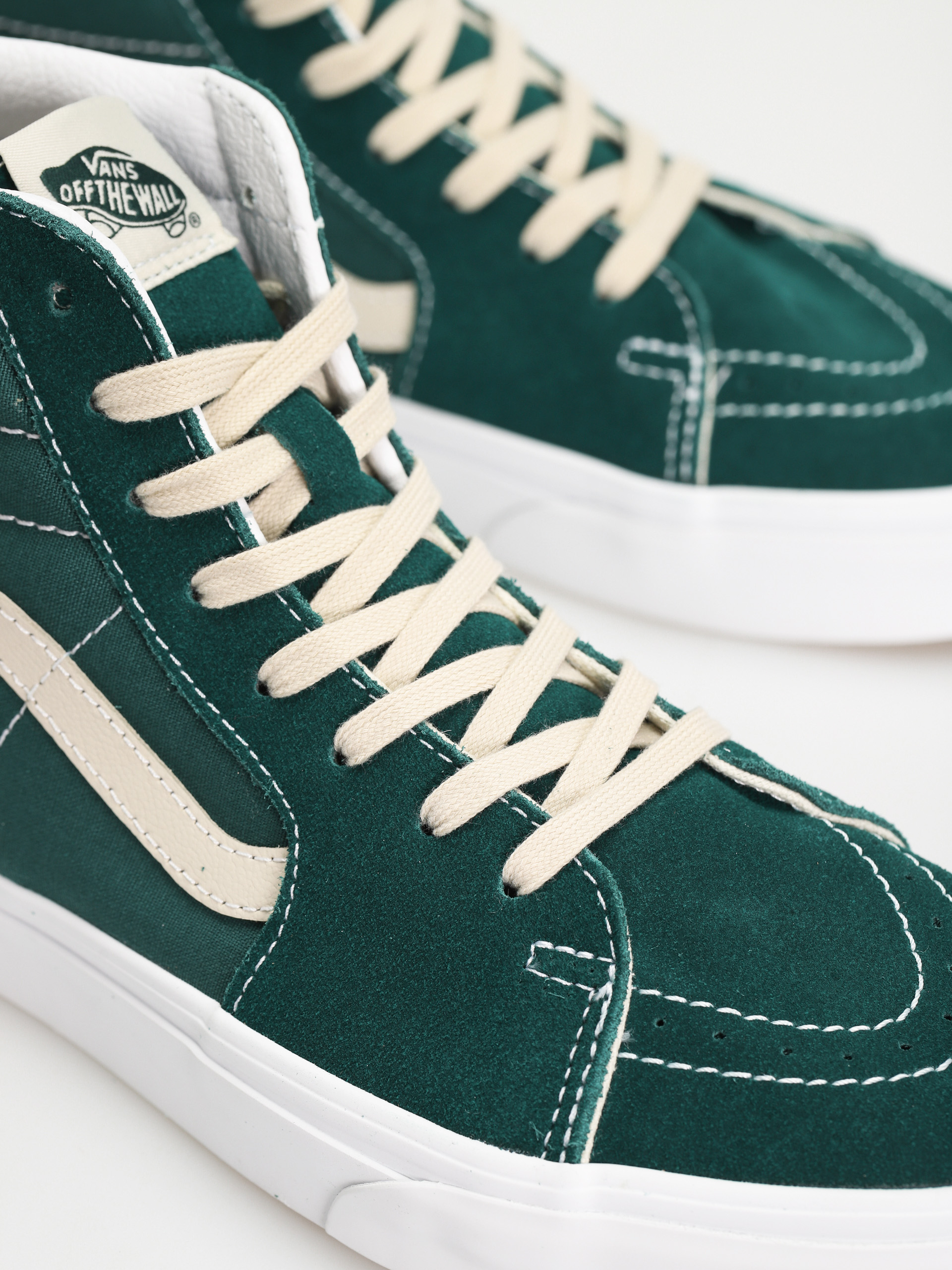 Vans Sk8 Hi Cipők (team wellness green/true white)