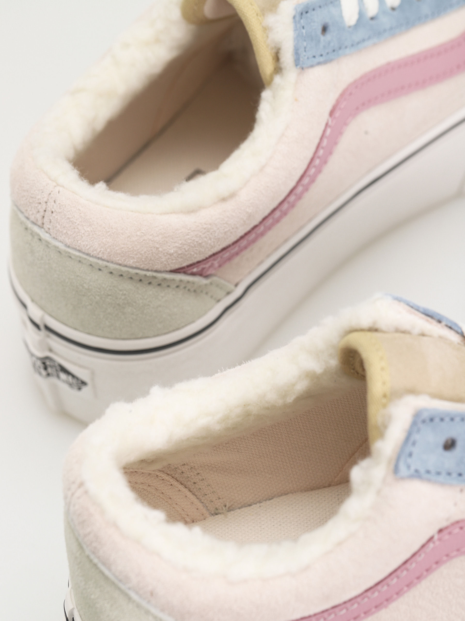 Vans Old Skool Stackform Cipők (pig suede/sherpa multi color)