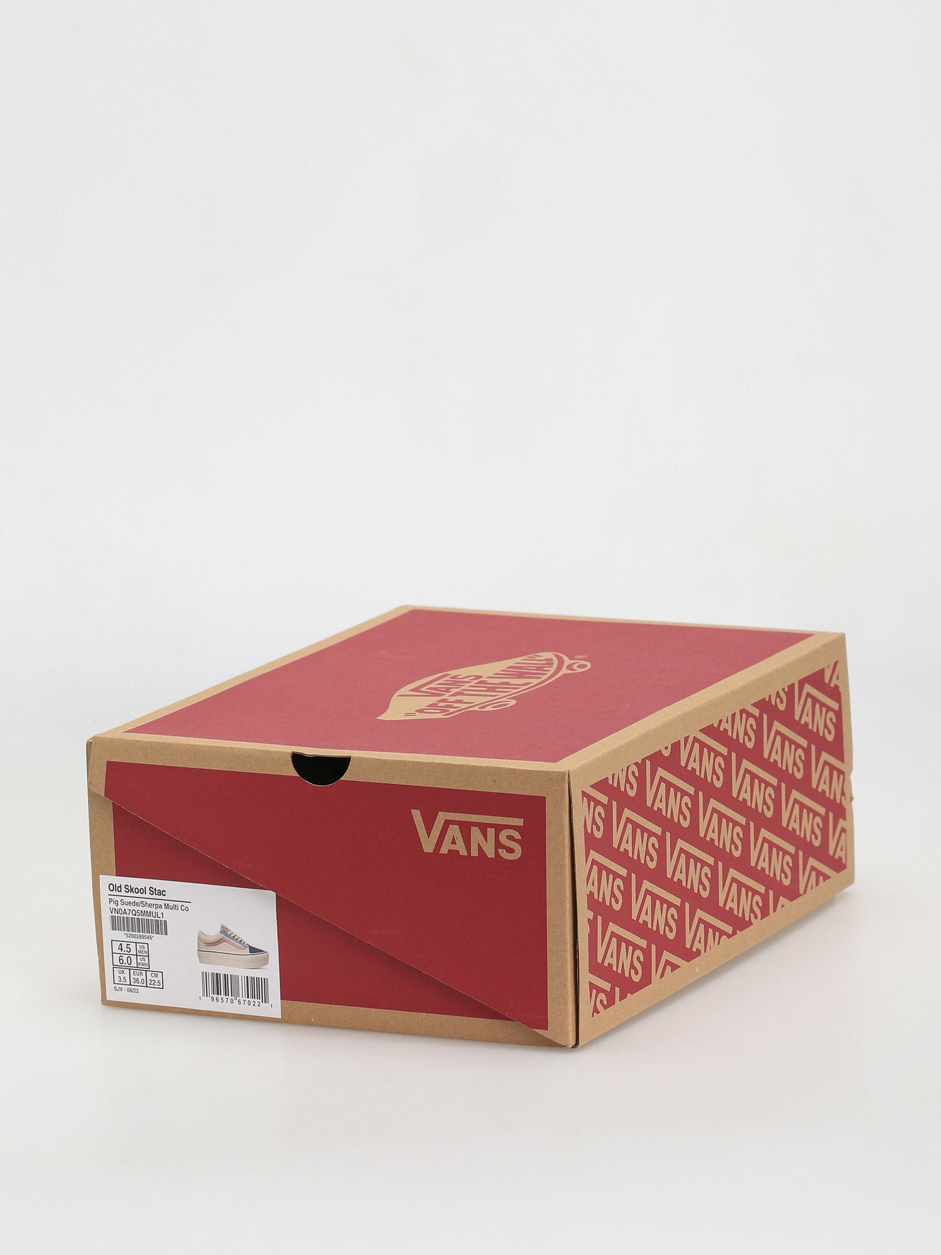 Vans Old Skool Stackform Cipők (pig suede/sherpa multi color)