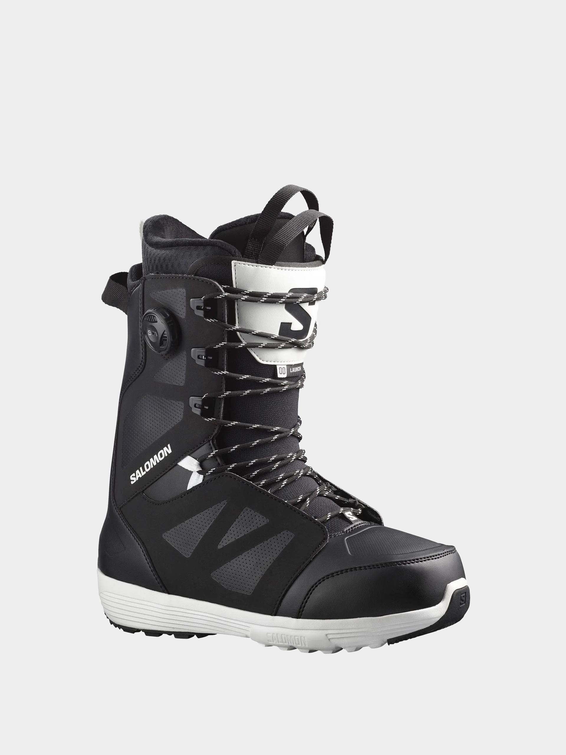 Salomon Launch Lace Sj Boa Snowboard cipők (black/black/white)