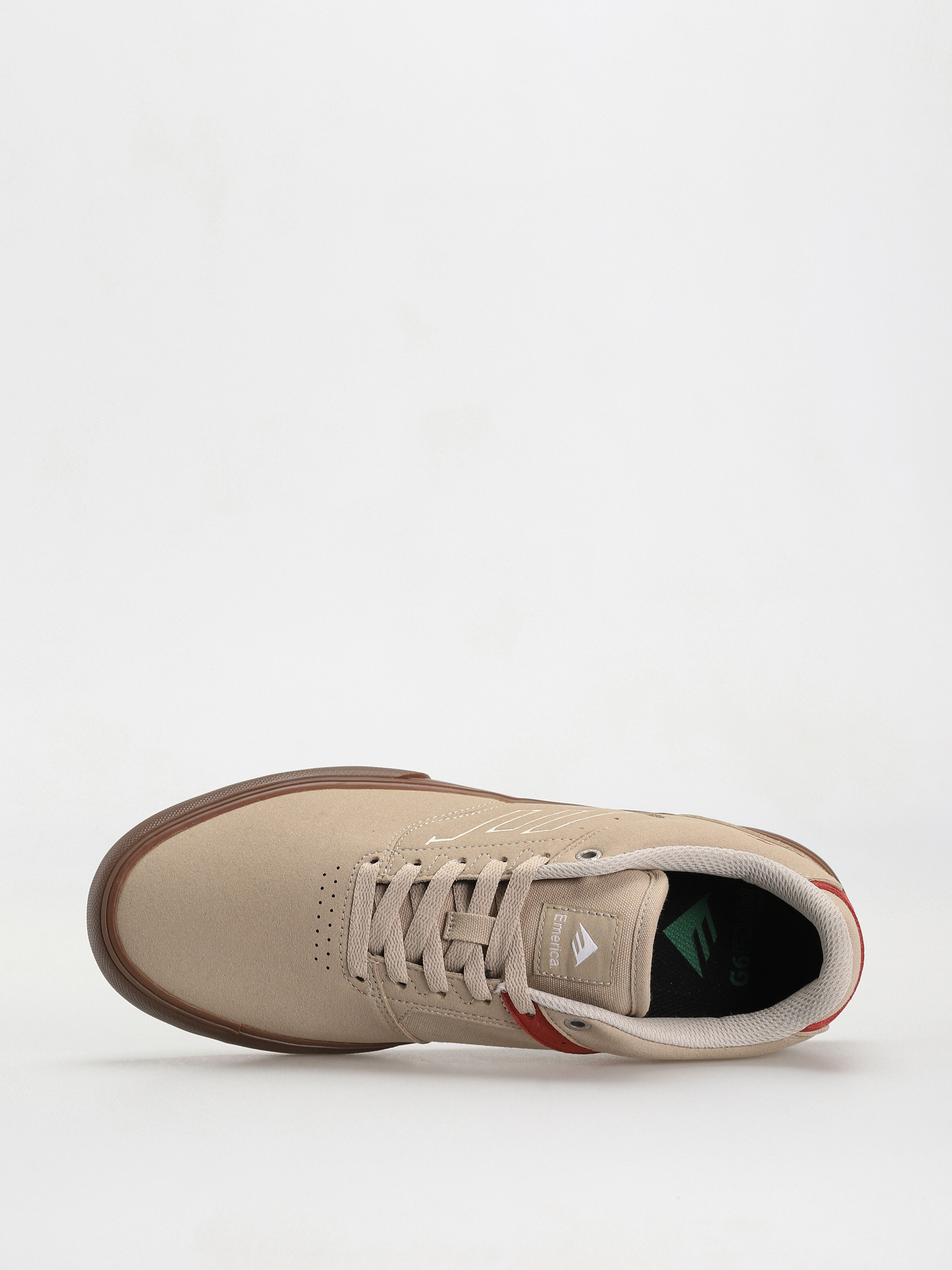 Emerica The Low Vulc Cipők (tan/white/gum)