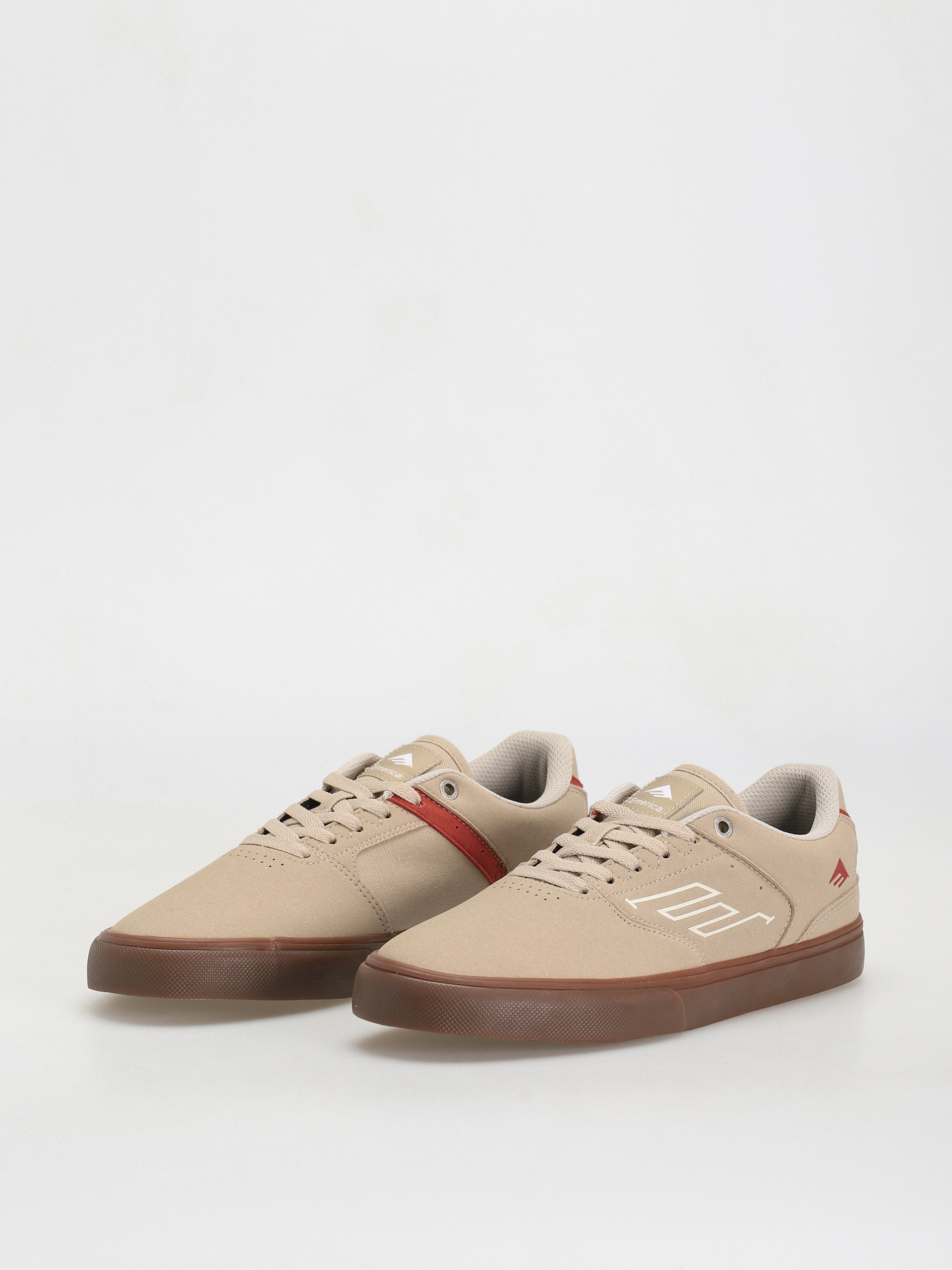 Emerica The Low Vulc Cipők (tan/white/gum)