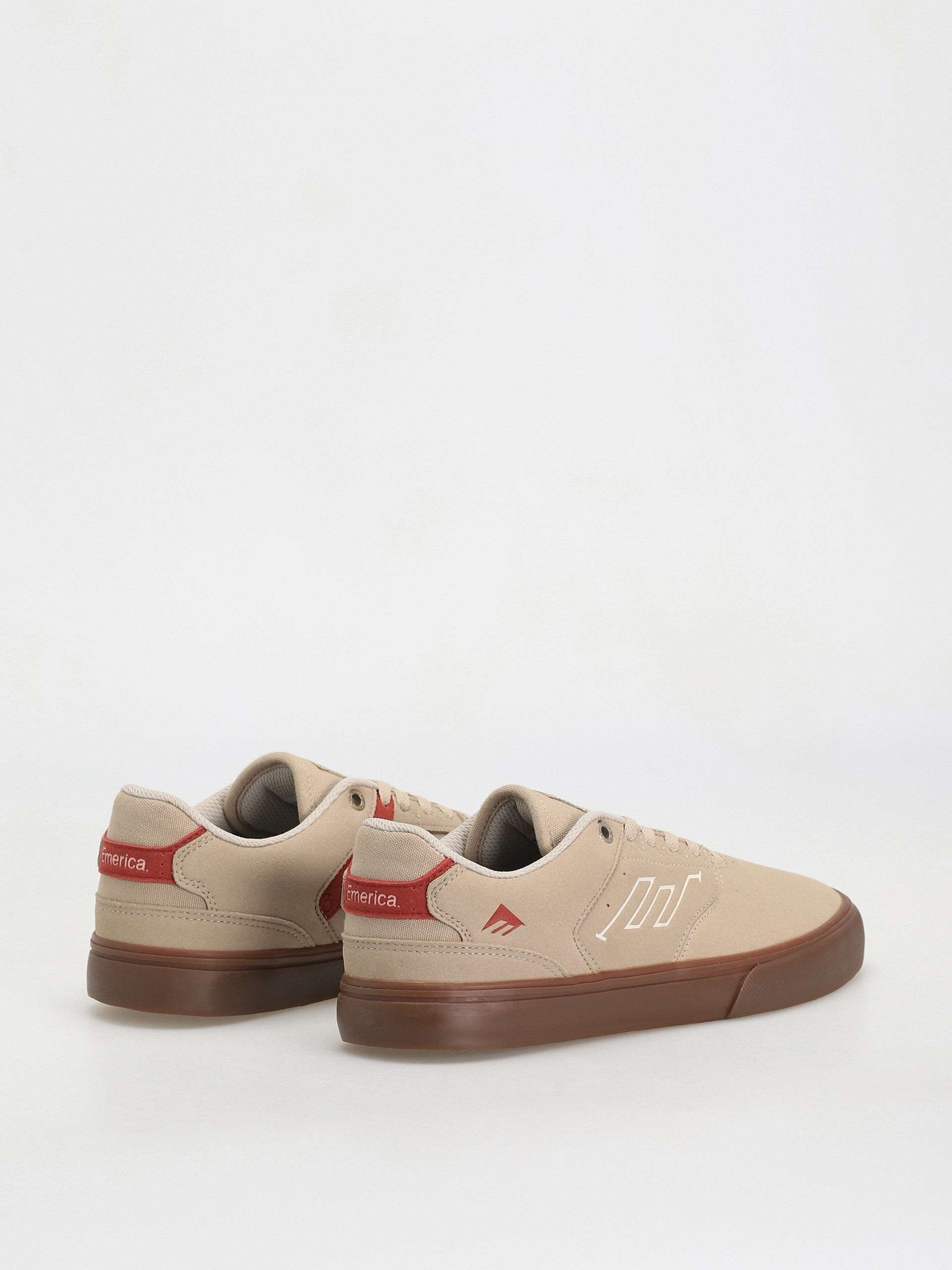 Emerica The Low Vulc Cipők (tan/white/gum)