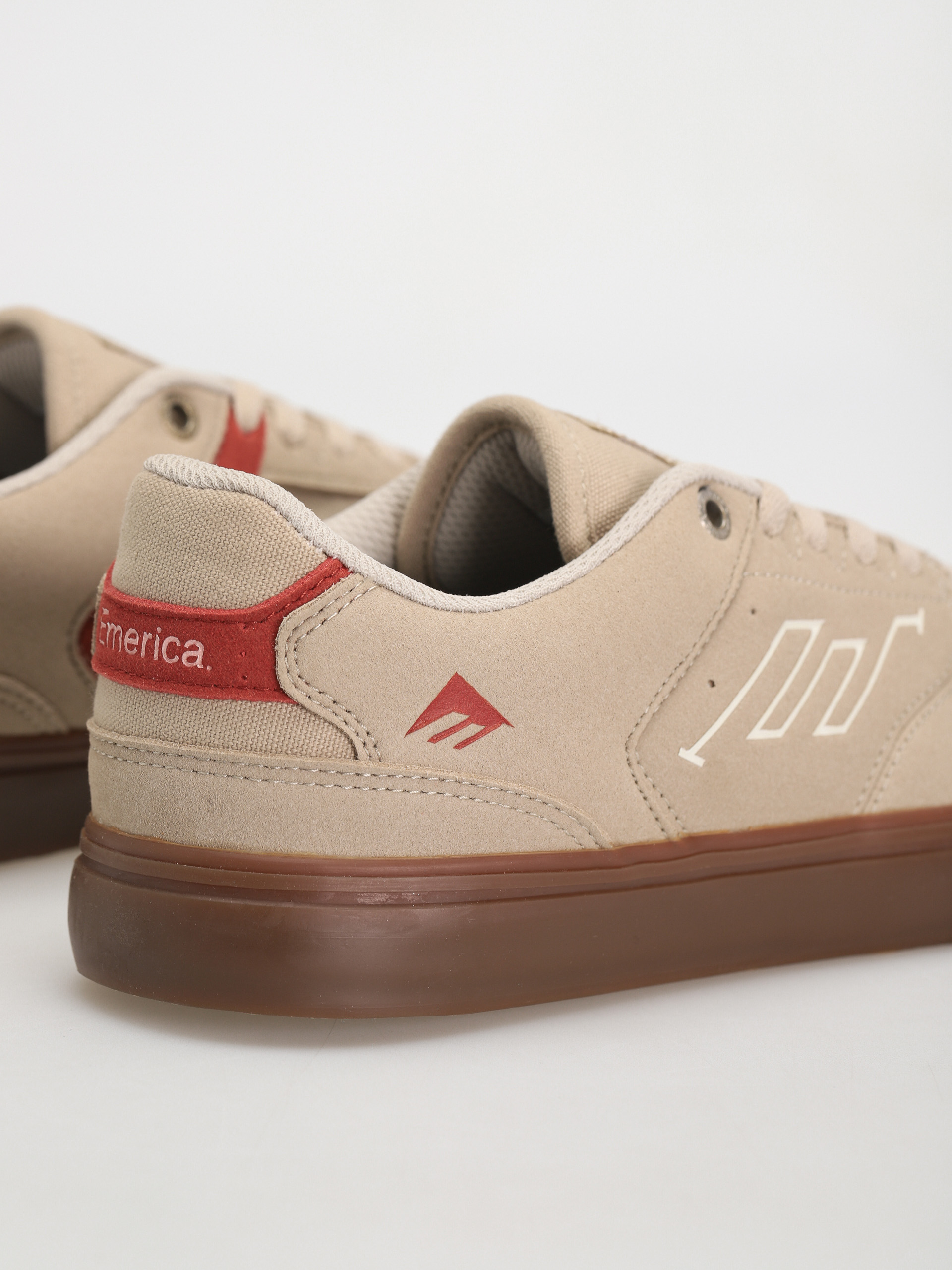 Emerica The Low Vulc Cipők (tan/white/gum)