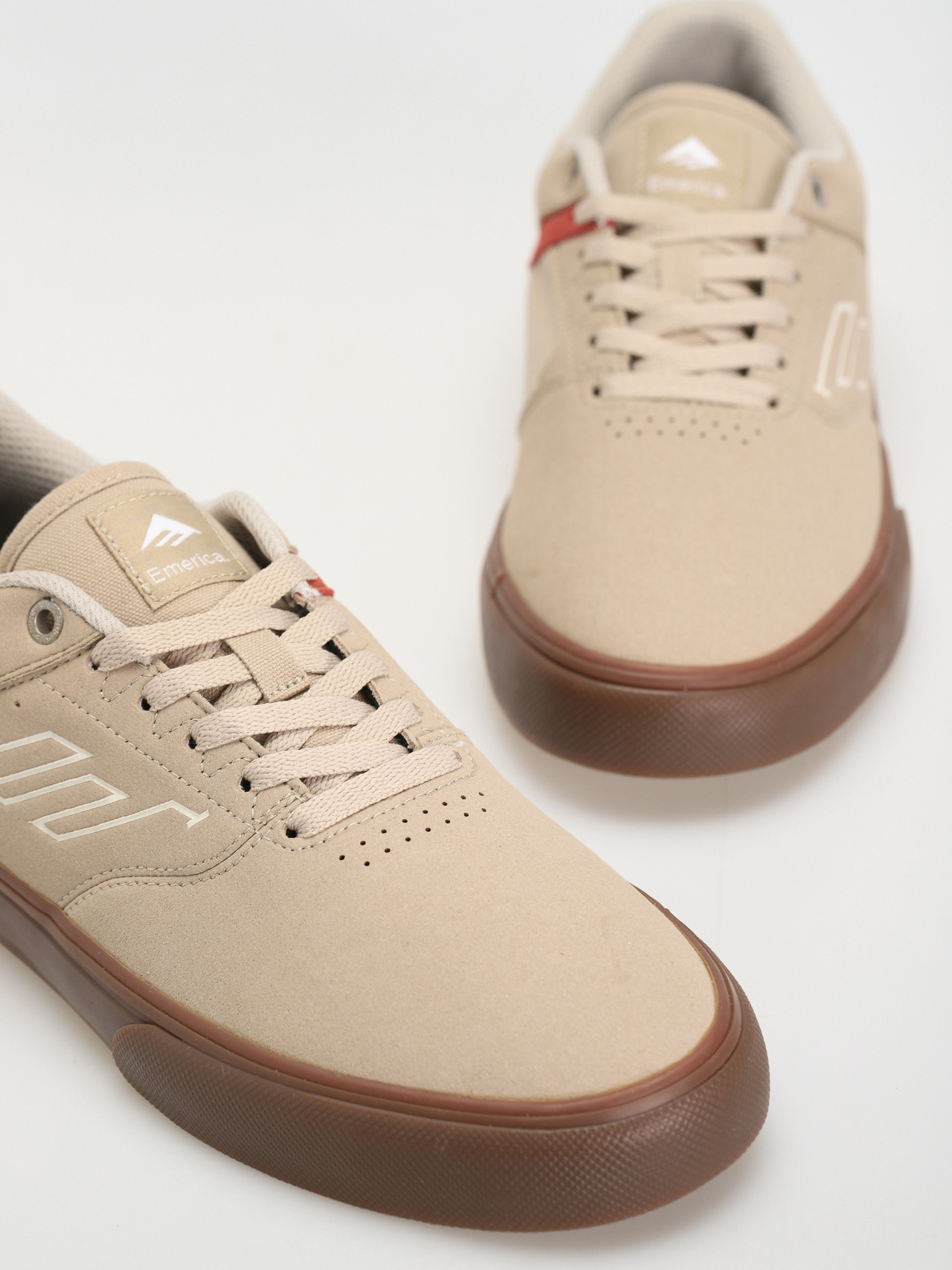Emerica The Low Vulc Cipők (tan/white/gum)