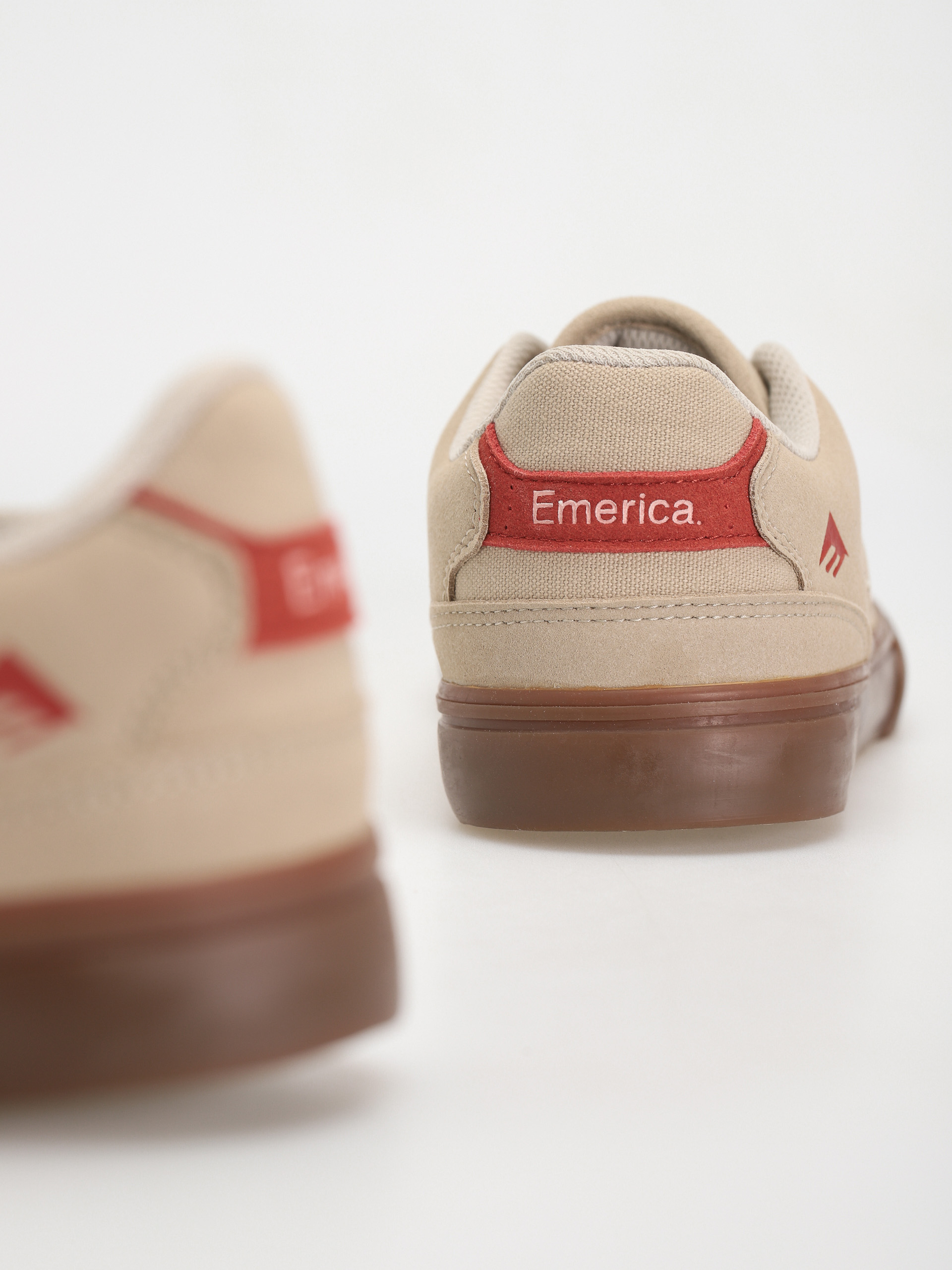Emerica The Low Vulc Cipők (tan/white/gum)