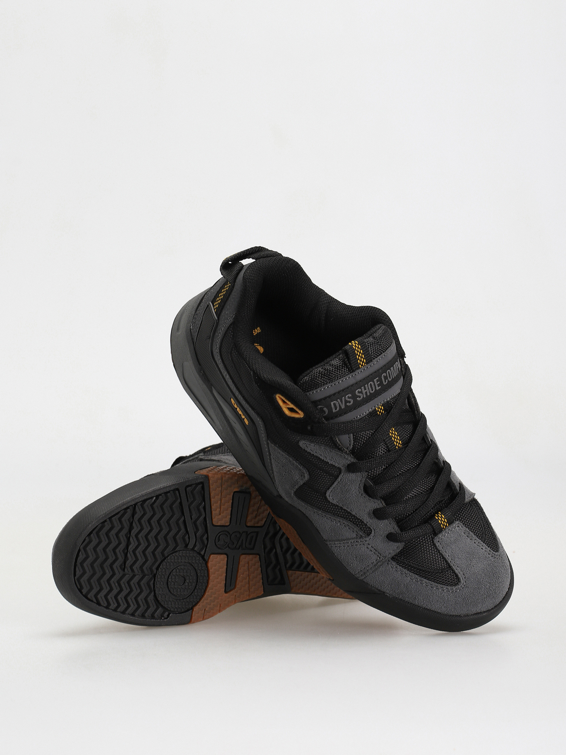 DVS Devious Cipők (charcoal black goldenrod suede)