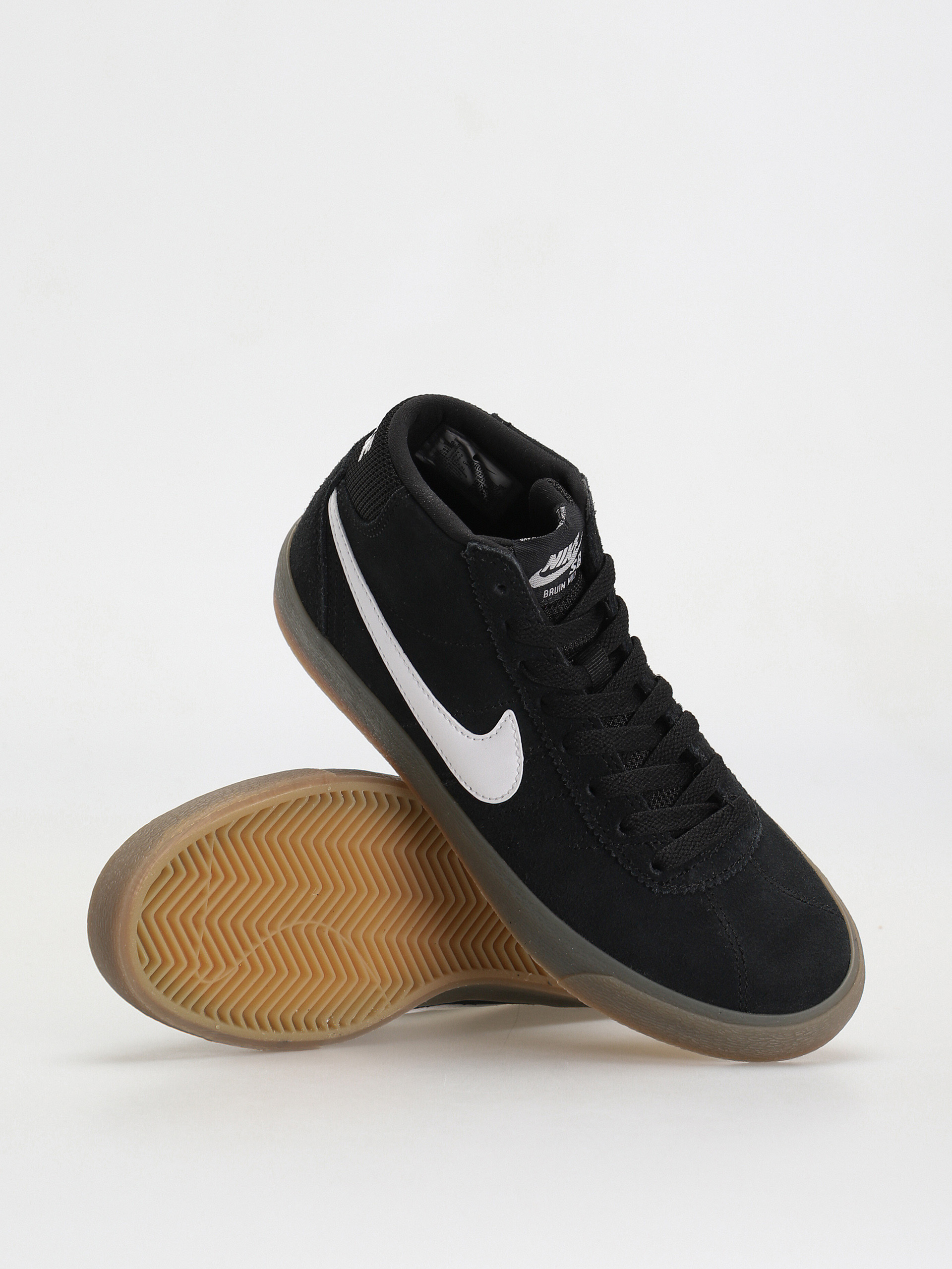 Nike SB Bruin High Cipők Wmn (black/white black gum light brown)