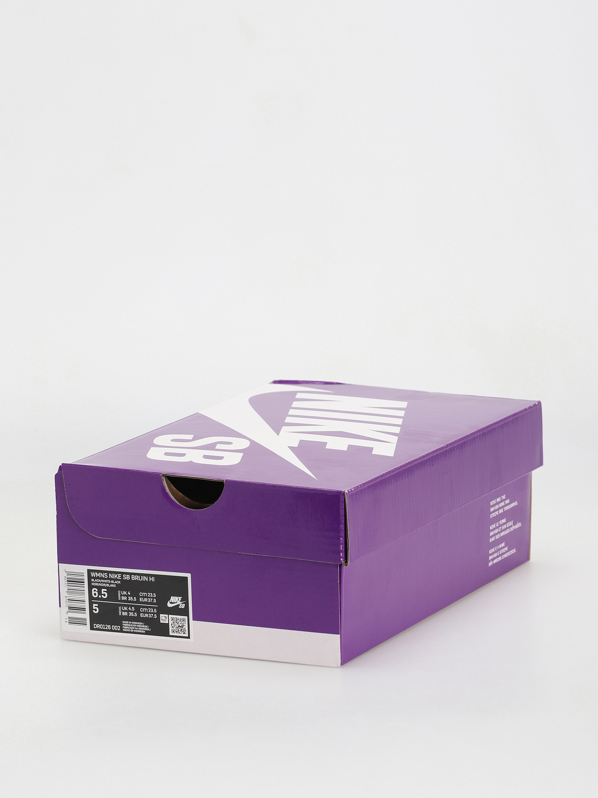 Nike SB Bruin High Cipők Wmn (black/white black gum light brown)