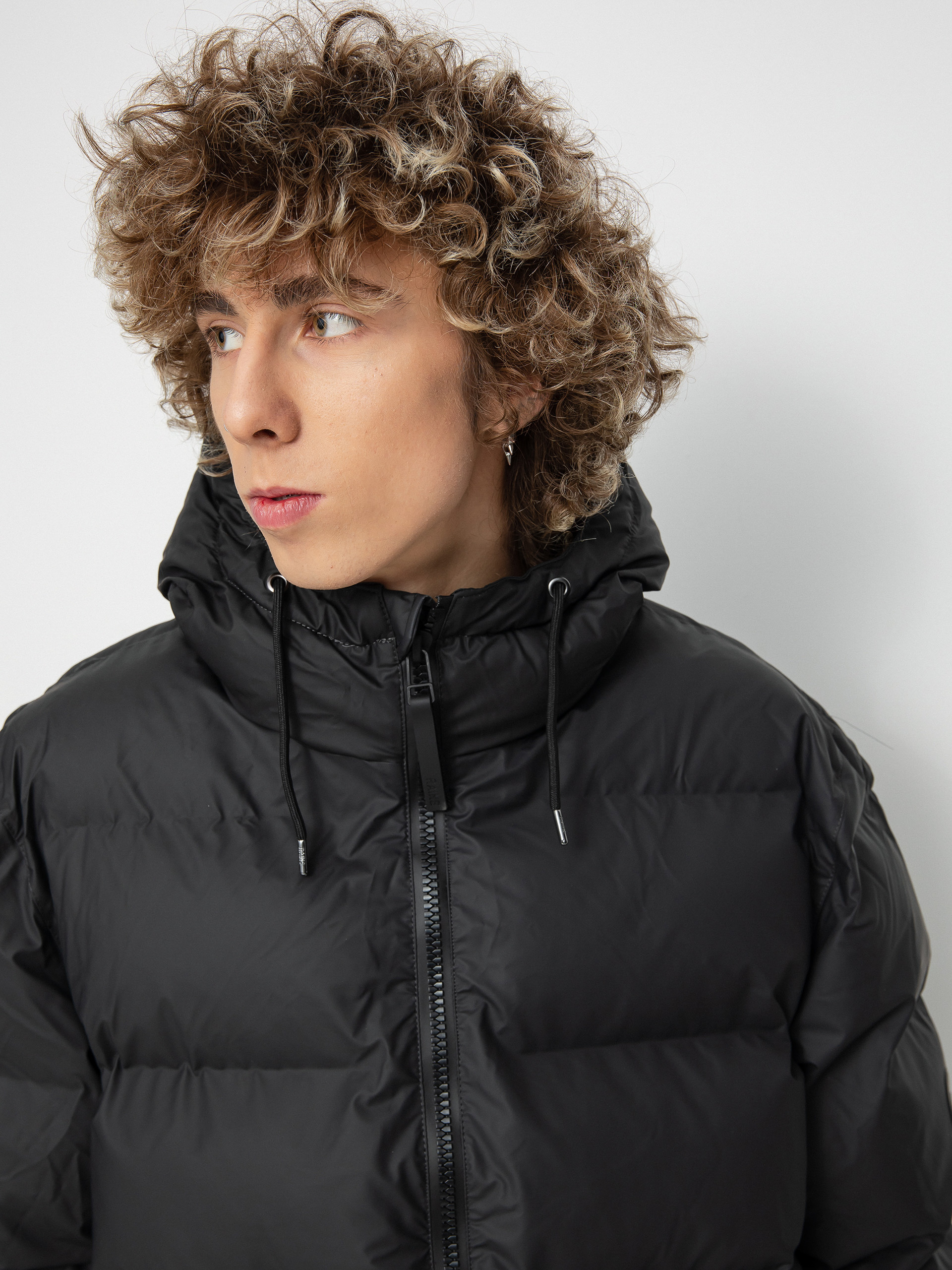 Rains Puffer Jacket Dzseki (black)