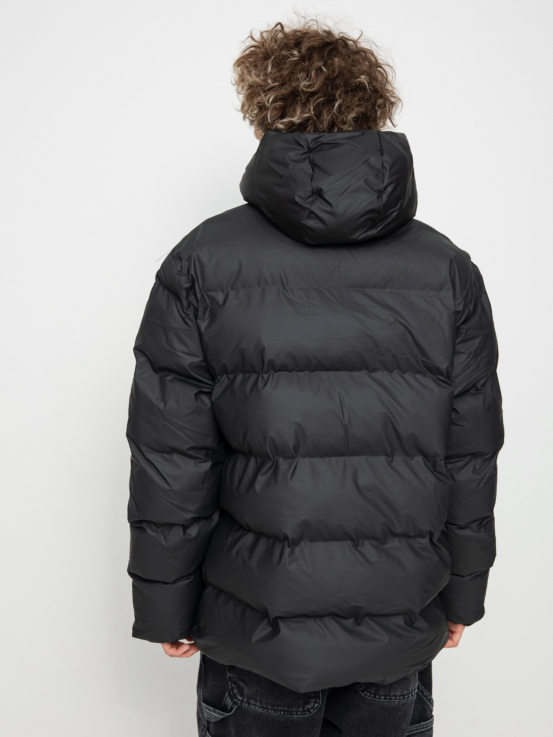 Rains Puffer Jacket Dzseki (black)