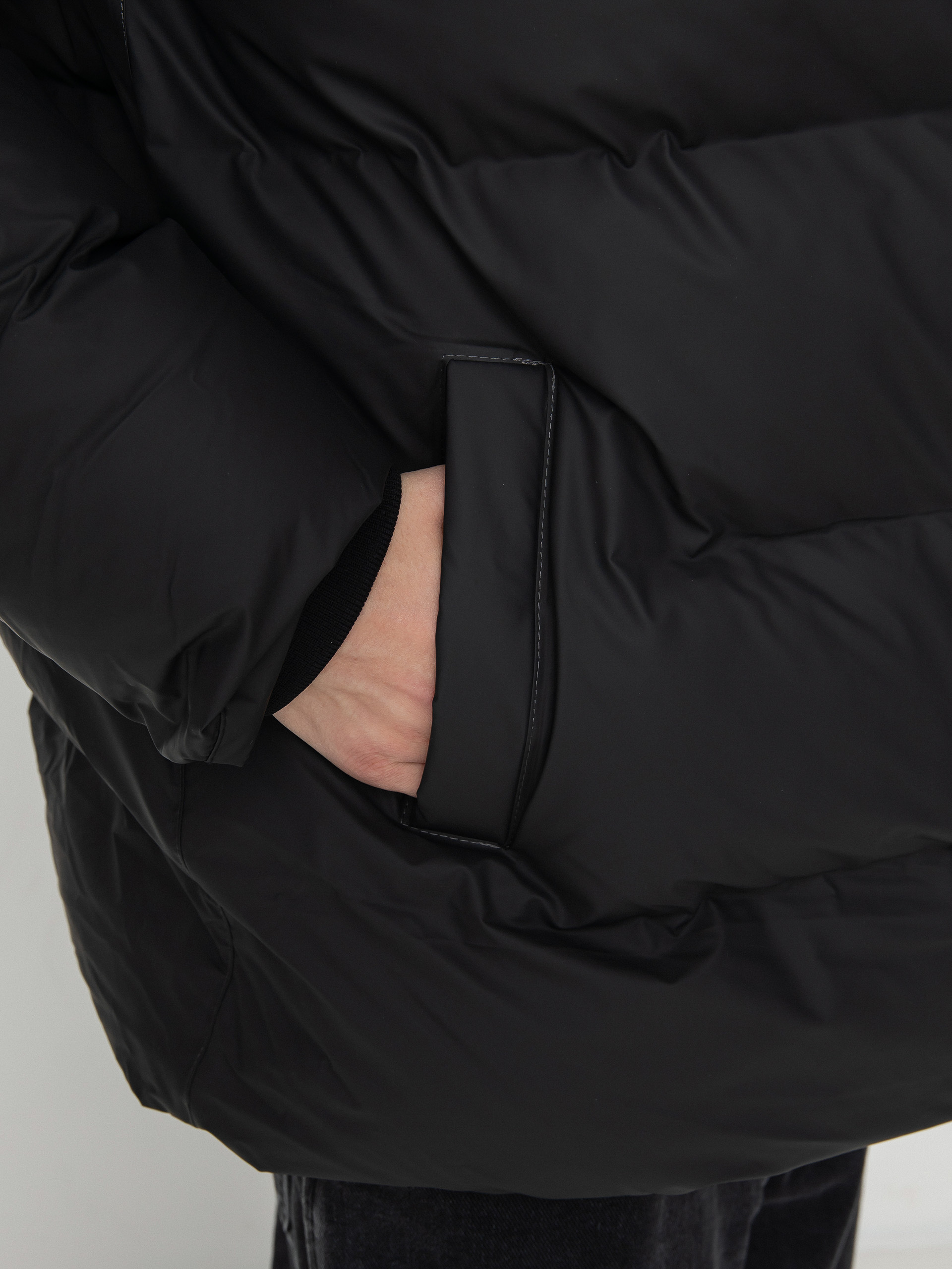 Rains Puffer Jacket Dzseki (black)