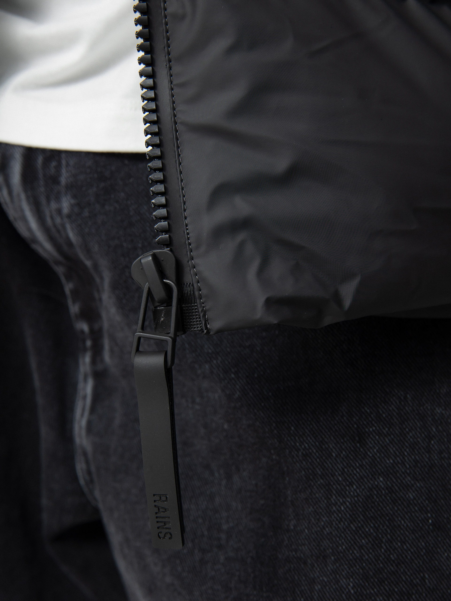 Rains Puffer Jacket Dzseki (black)