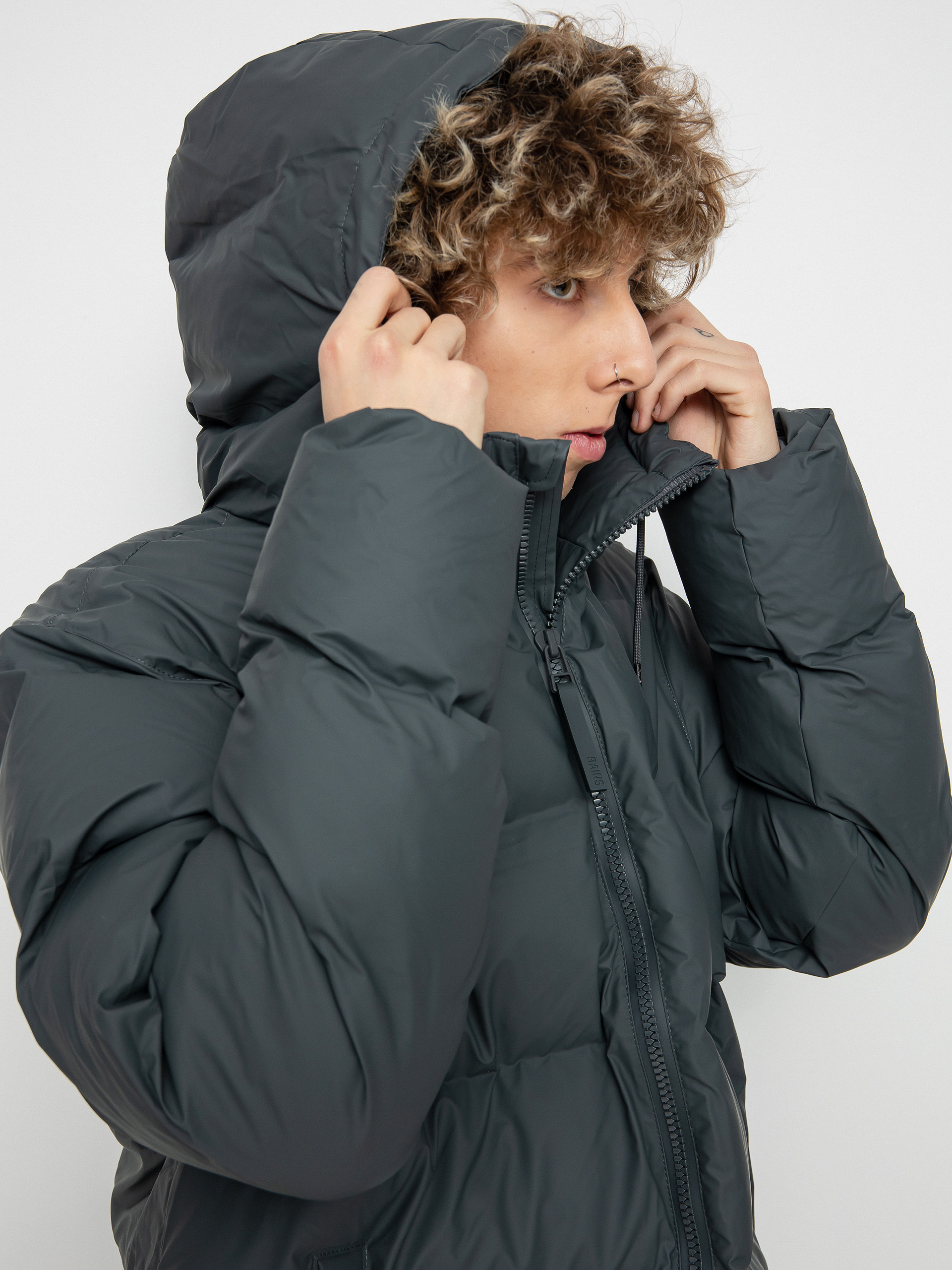 Rains Puffer Jacket Dzseki (slate)