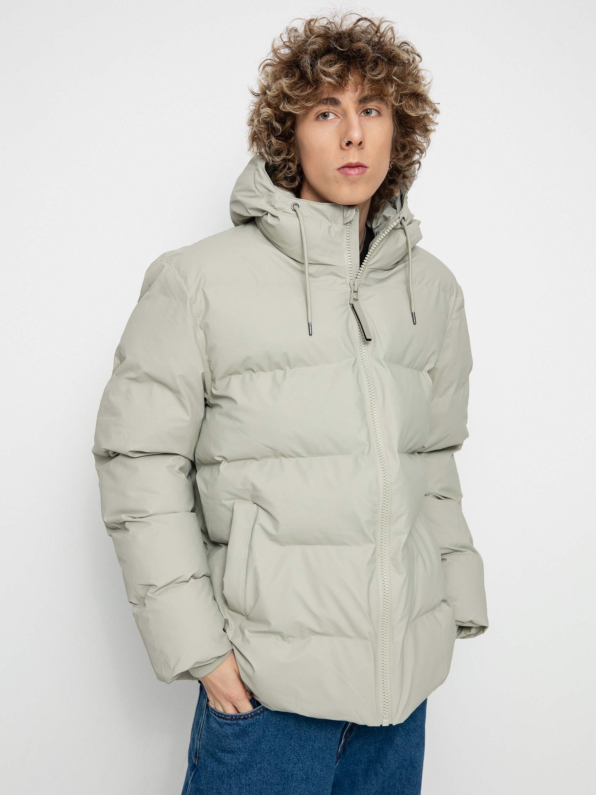 Rains Puffer Jacket Dzseki (cement)