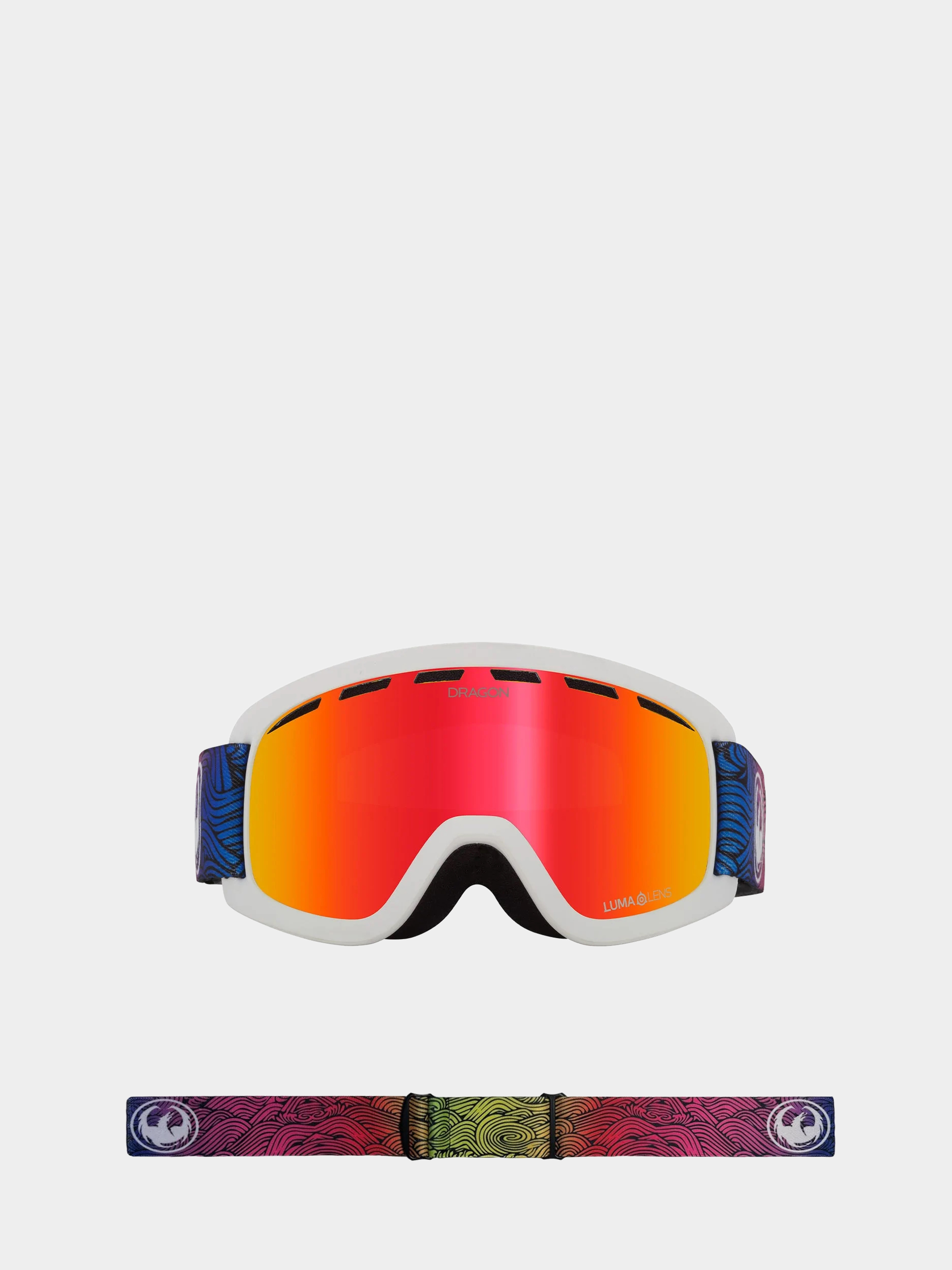 Dragon LIL D Snowboard szemüveg (curly/lumalens red ion)