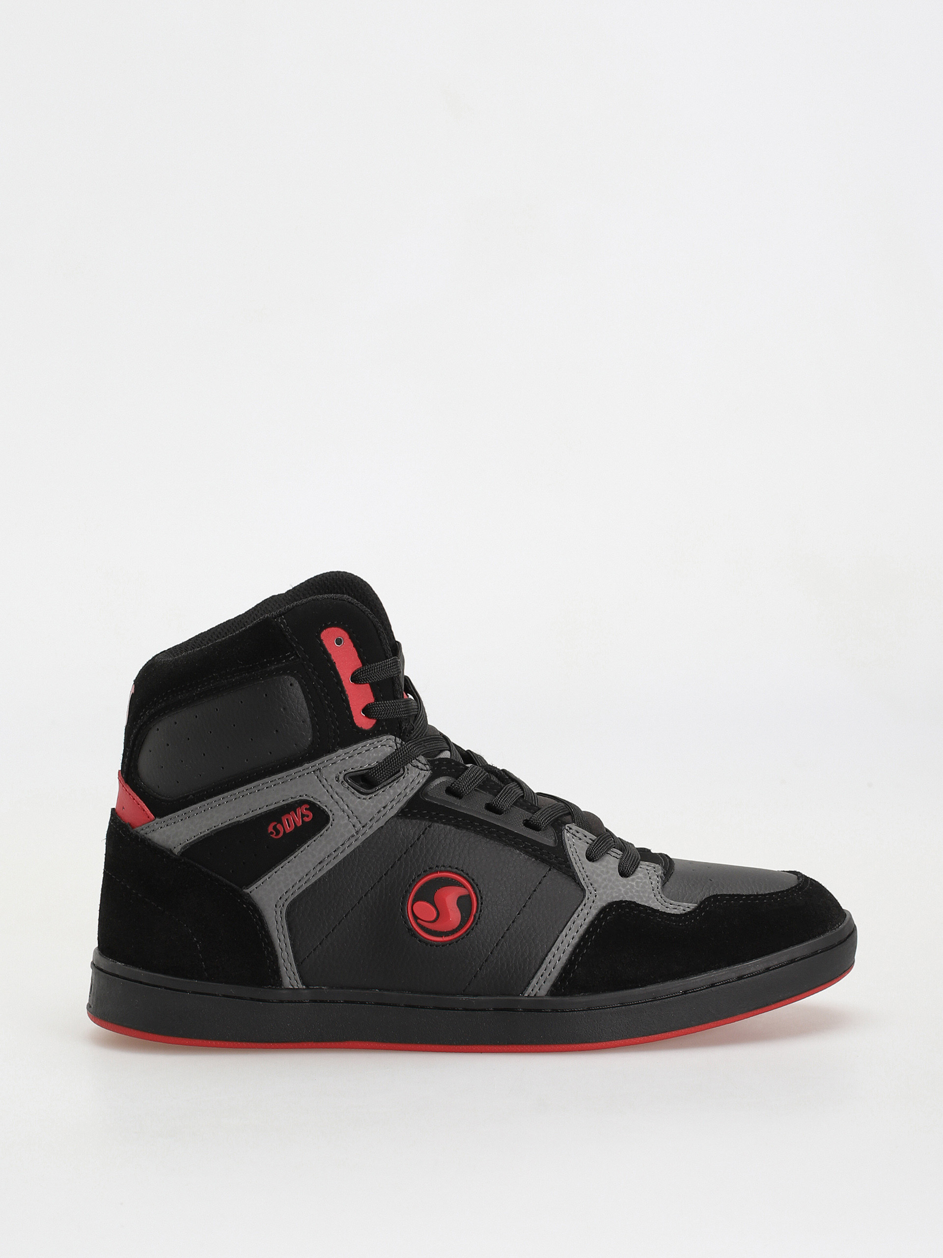DVS Honcho Cipők (black charcoal red suede)