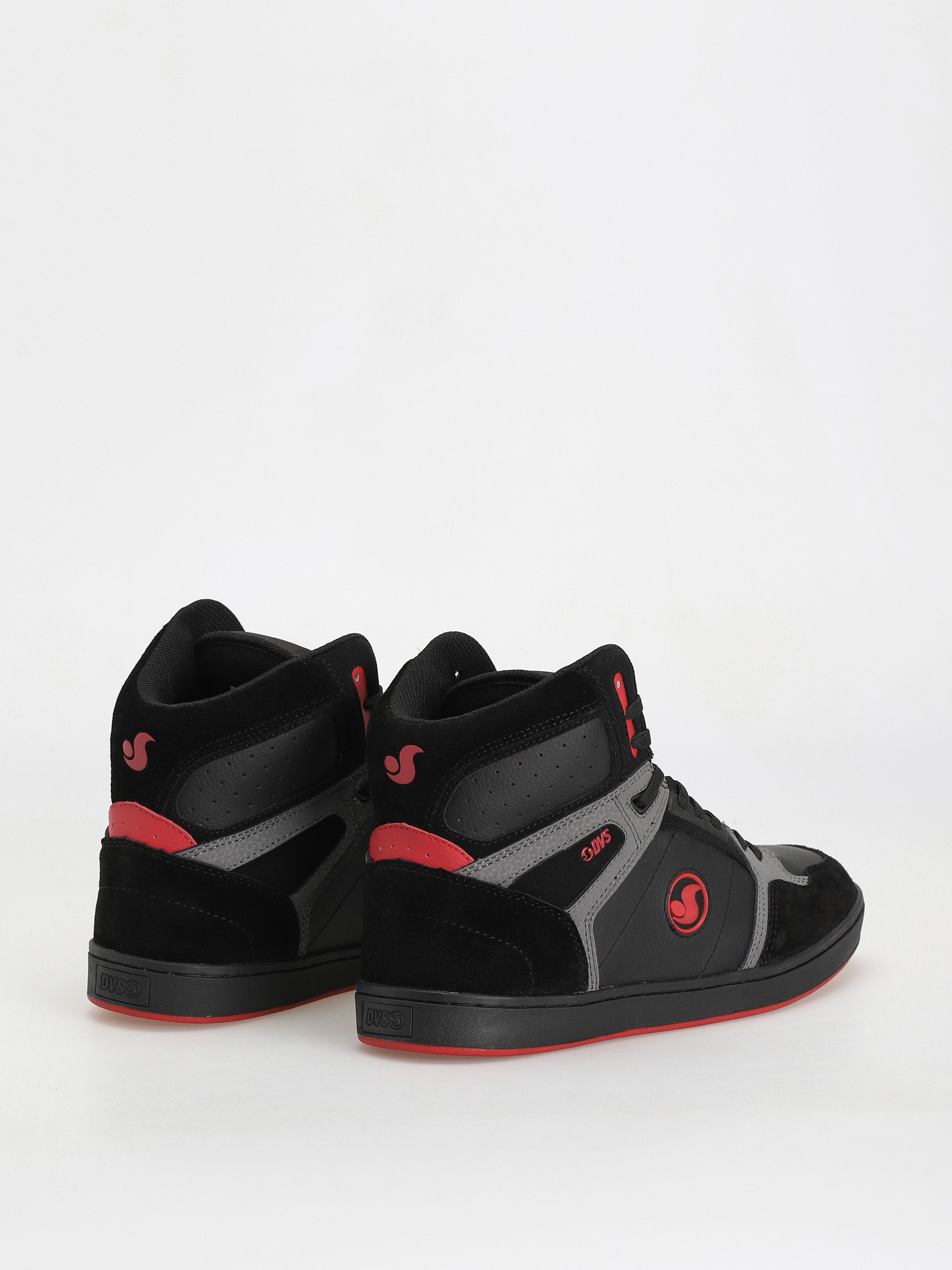 DVS Honcho Cipők (black charcoal red suede)