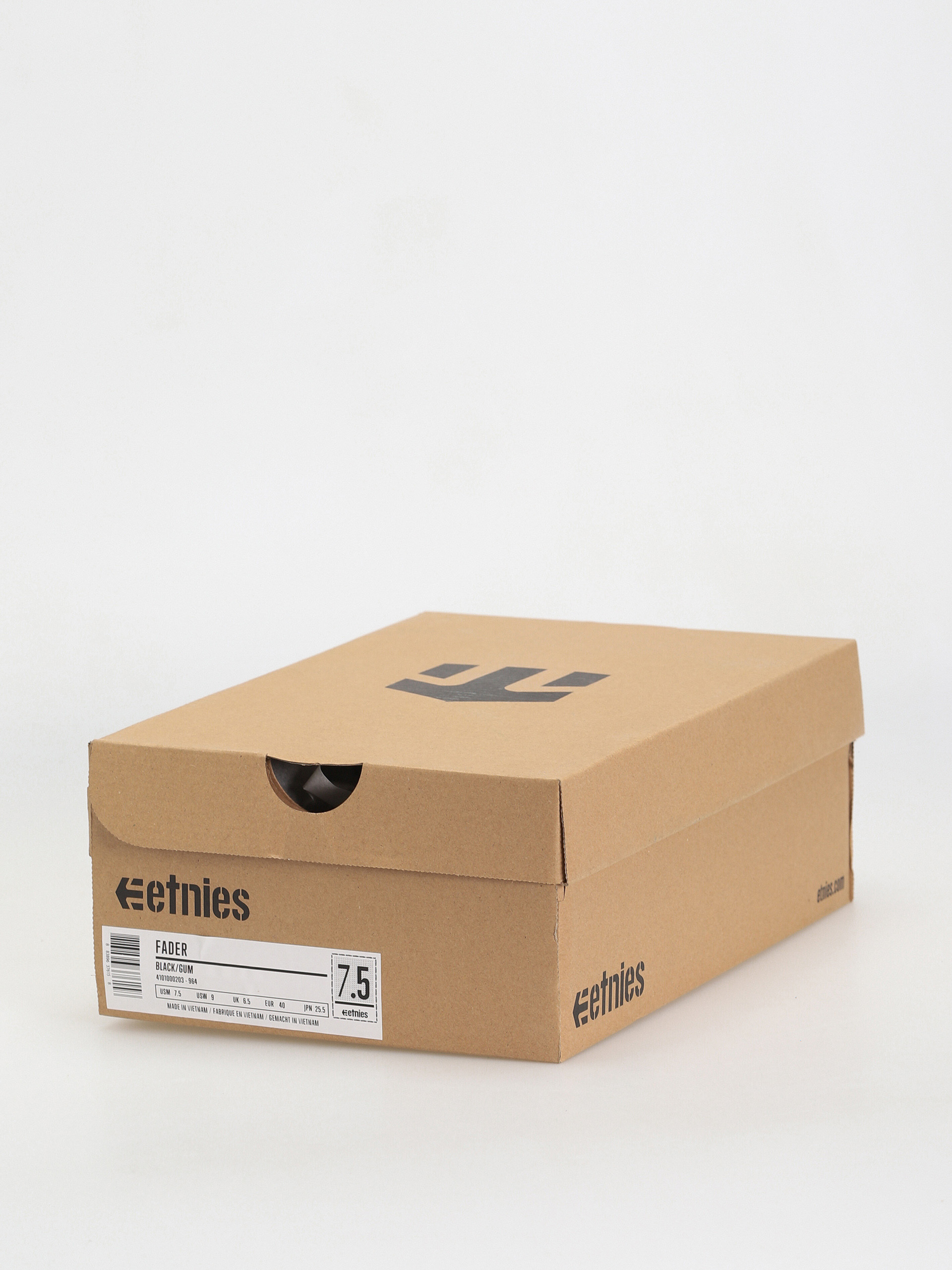 Etnies Fader Cipők (black/gum)